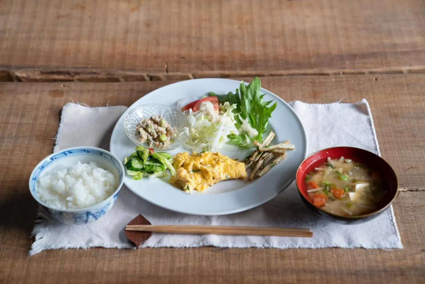 Food in Noka Minshuku Sanzen