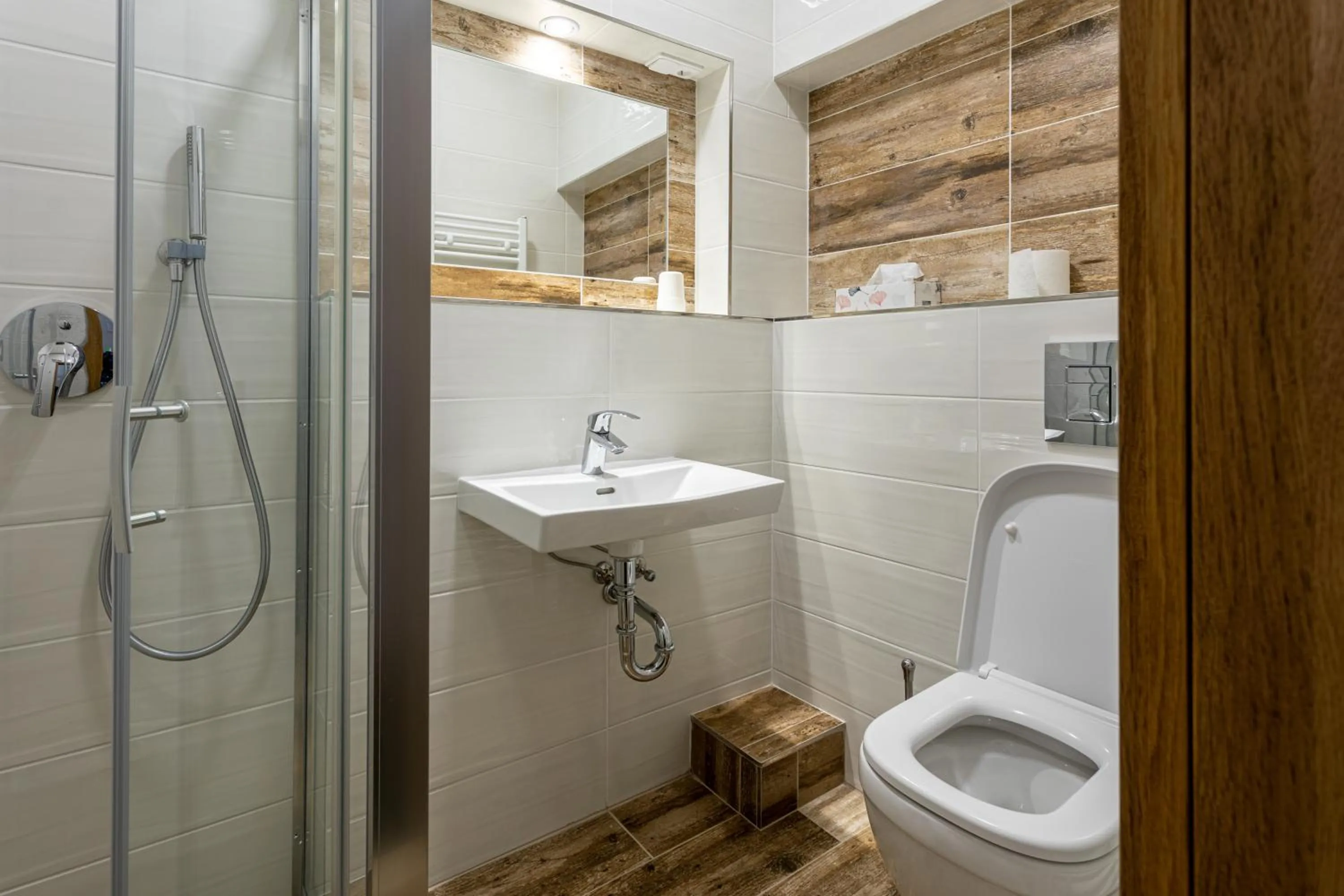 Bathroom in Penzion U Vlka