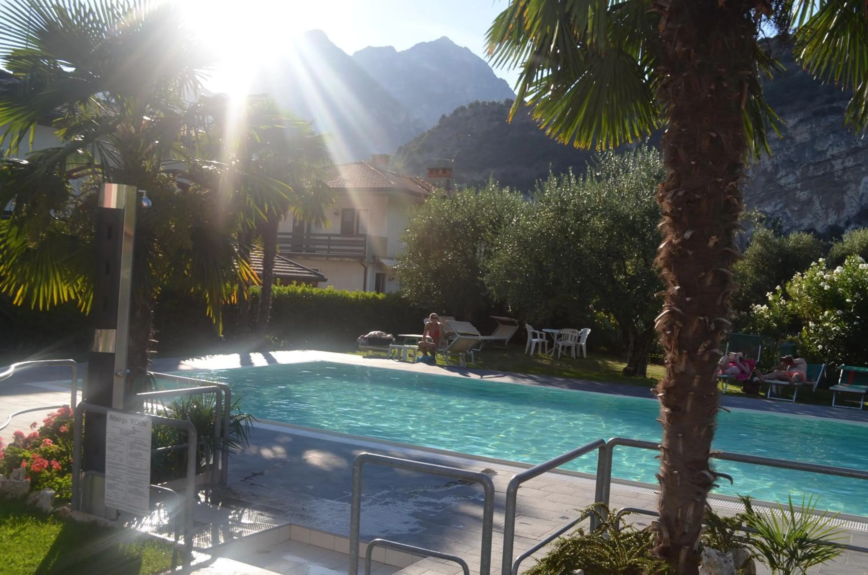 Pool view in Park Hotel Eden