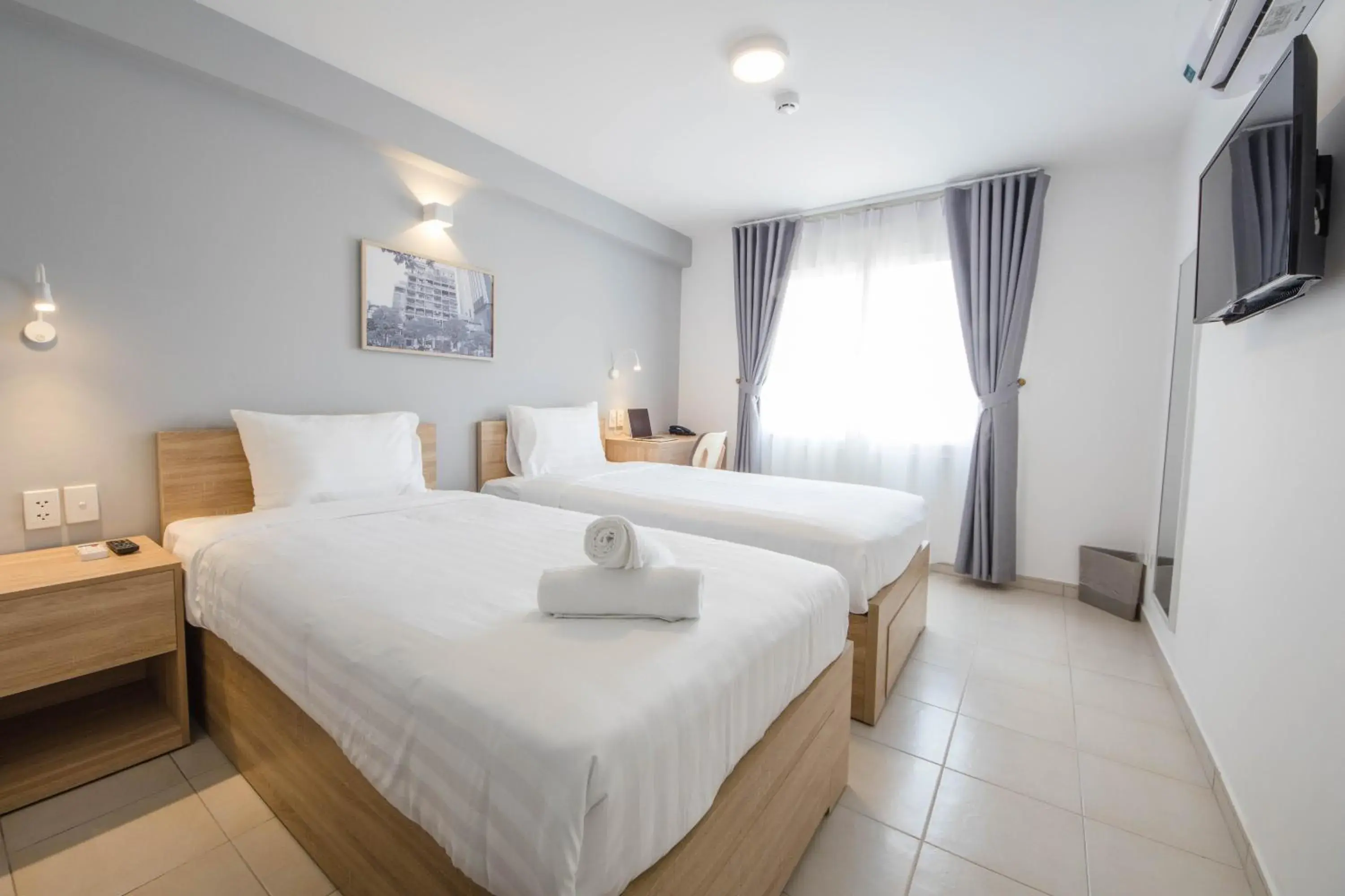 Twin Room in Common Inn Thao Dien Twin Room in Common Inn Thao Dien