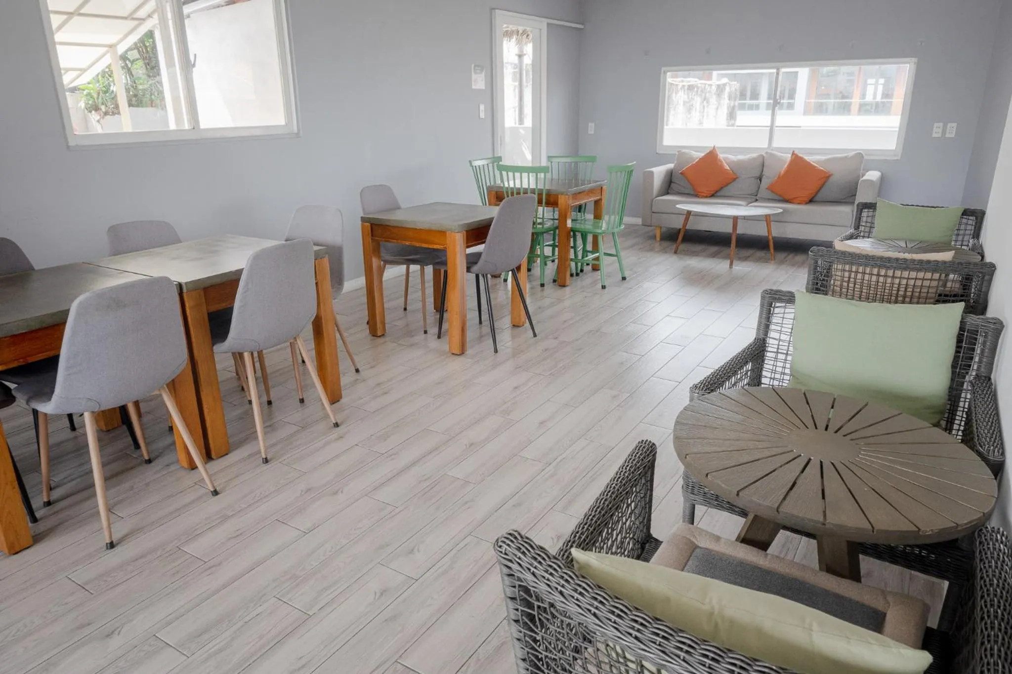 Communal kitchen in Common Inn Thao Dien