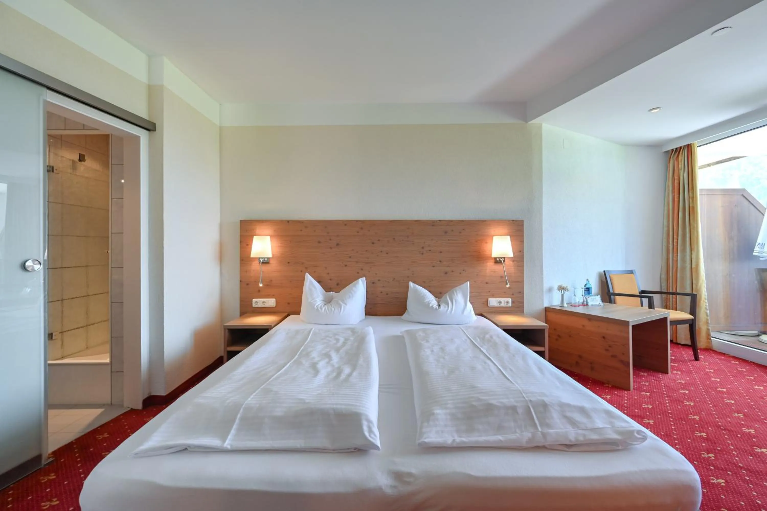 Bedroom, Bed in Rothenfels Panorama Hotel