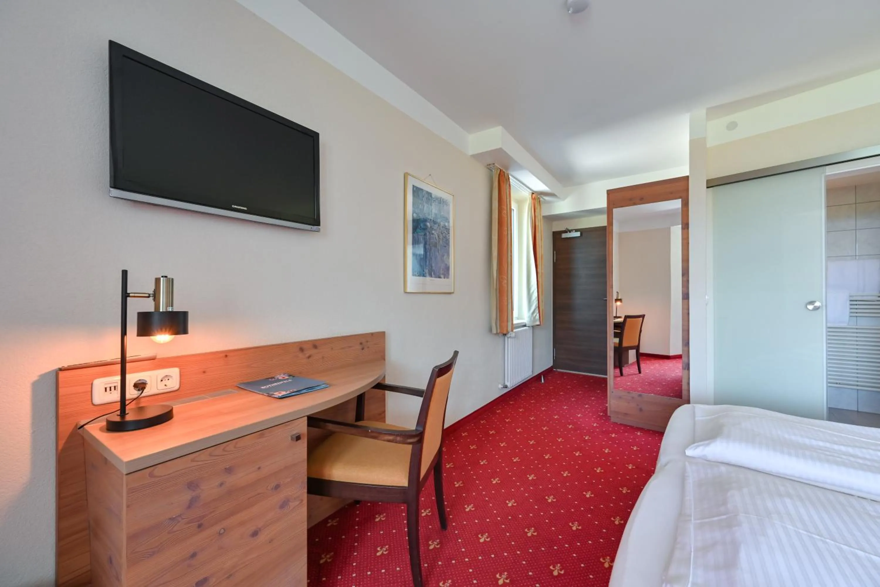 Bedroom, Bed in Rothenfels Panorama Hotel