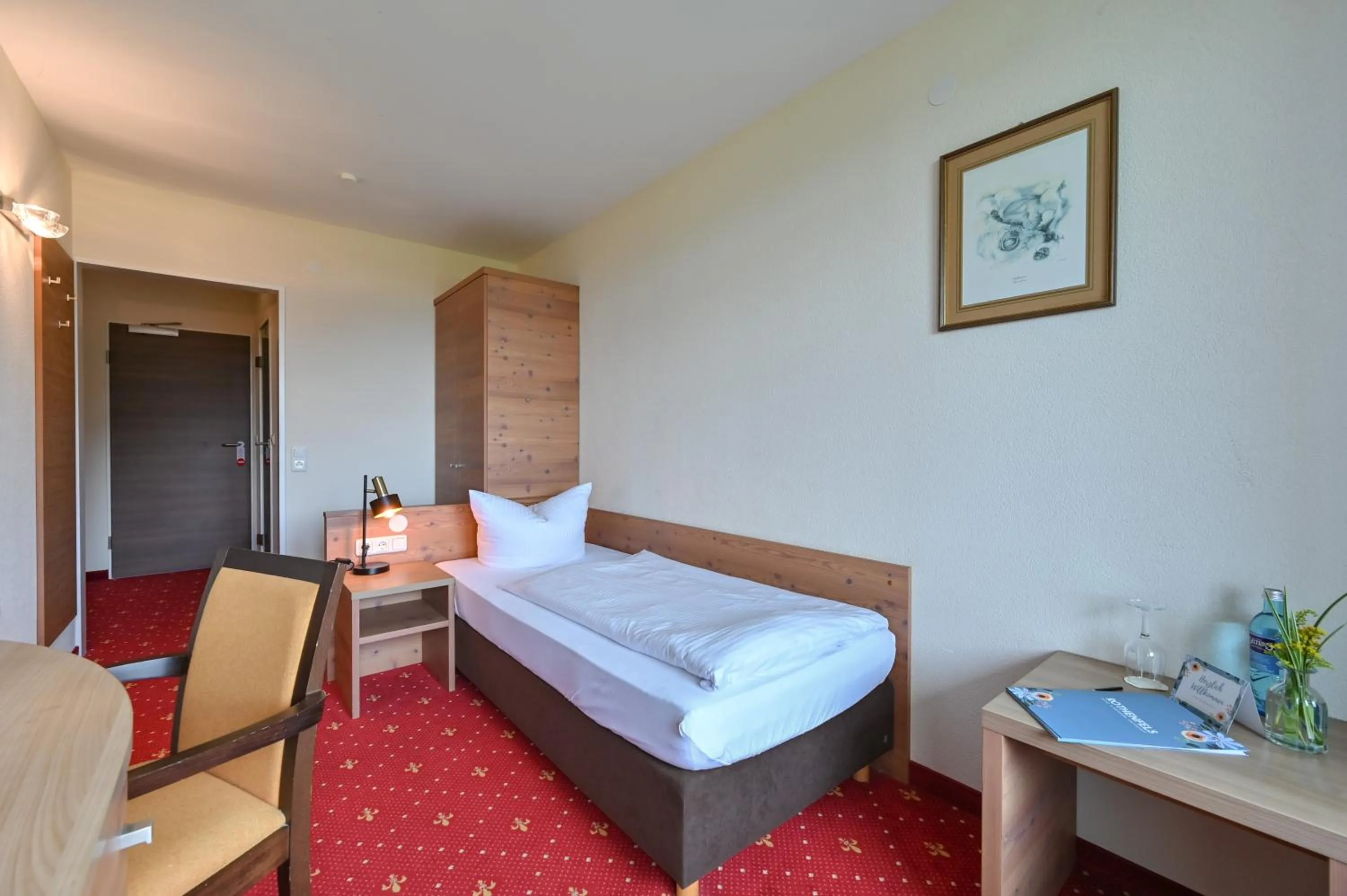 Bedroom, Bed in Rothenfels Panorama Hotel