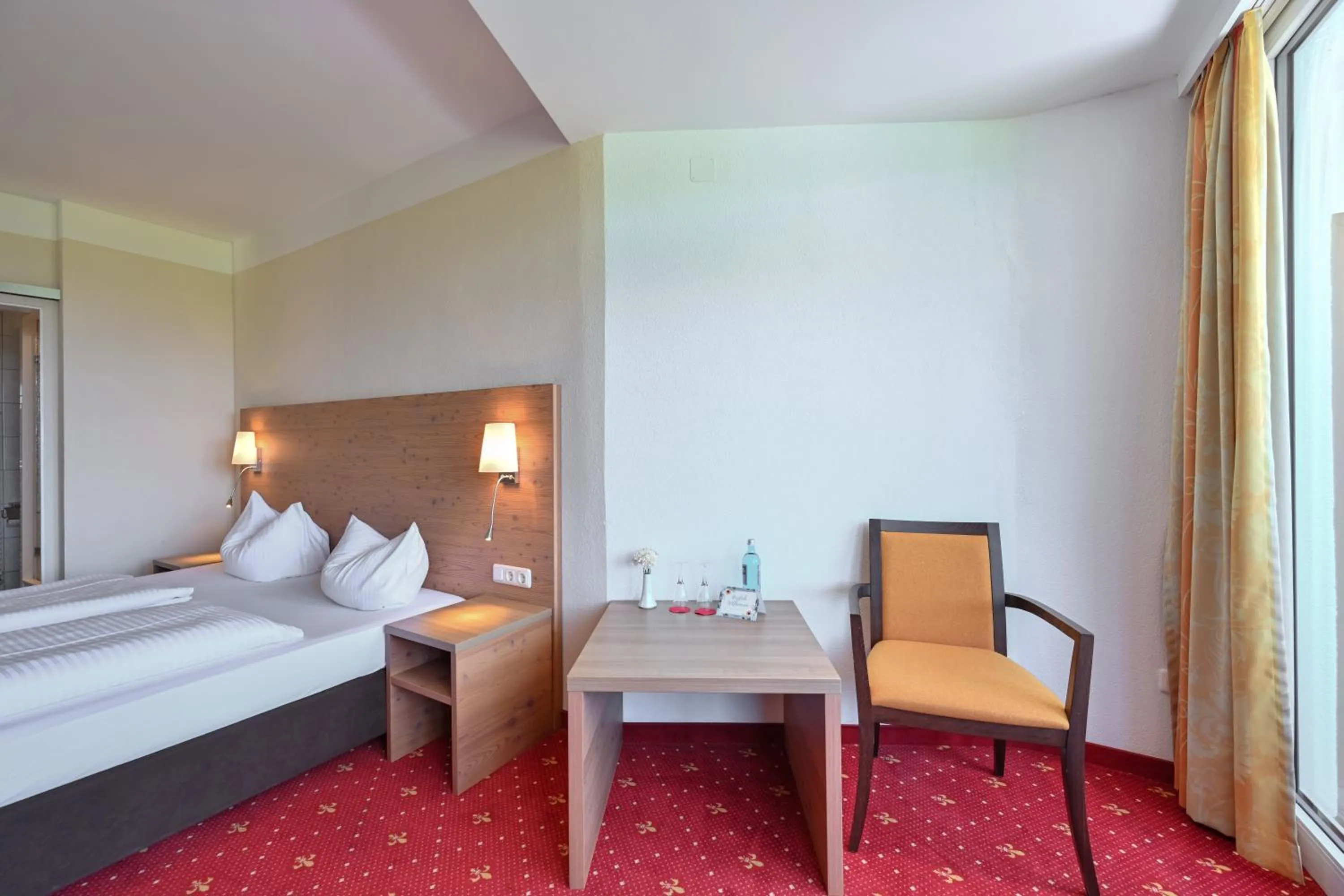 Bedroom, Bed in Rothenfels Panorama Hotel