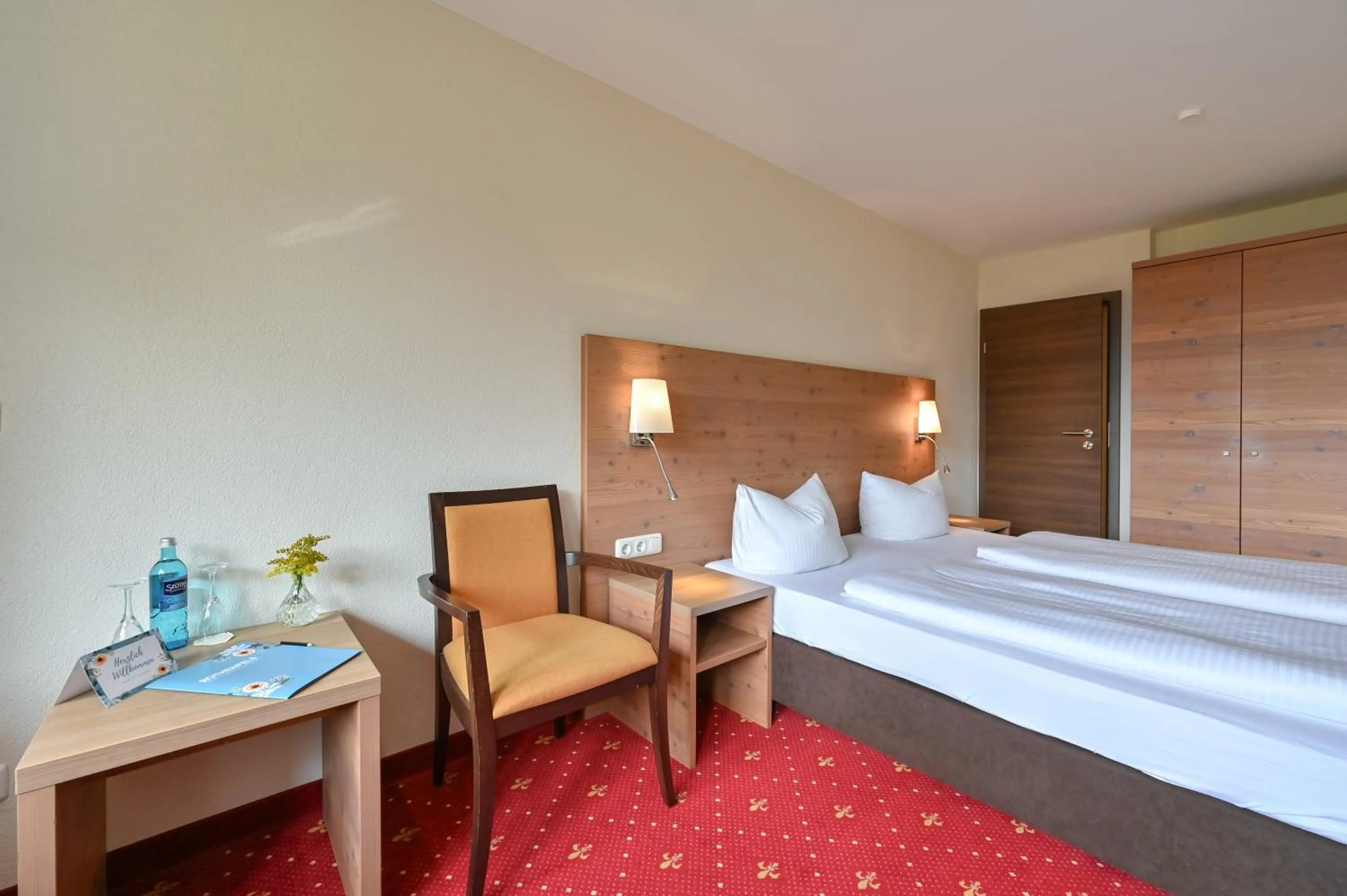 Bedroom, Bed in Rothenfels Panorama Hotel