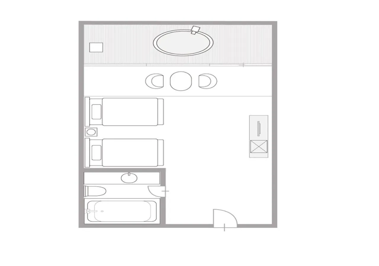 Floor plan in Yutorelo Beppu