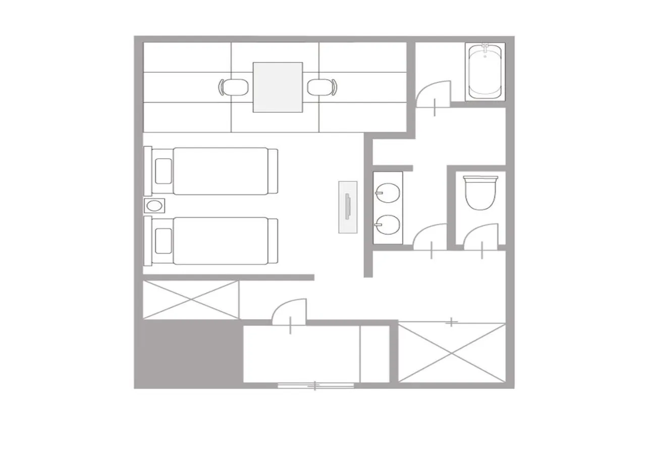 Floor plan in Yutorelo Beppu