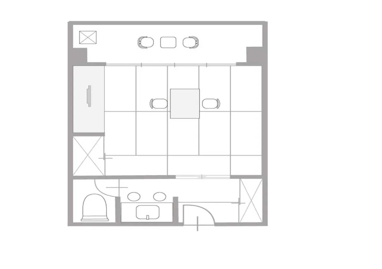 Floor plan in Yutorelo Beppu