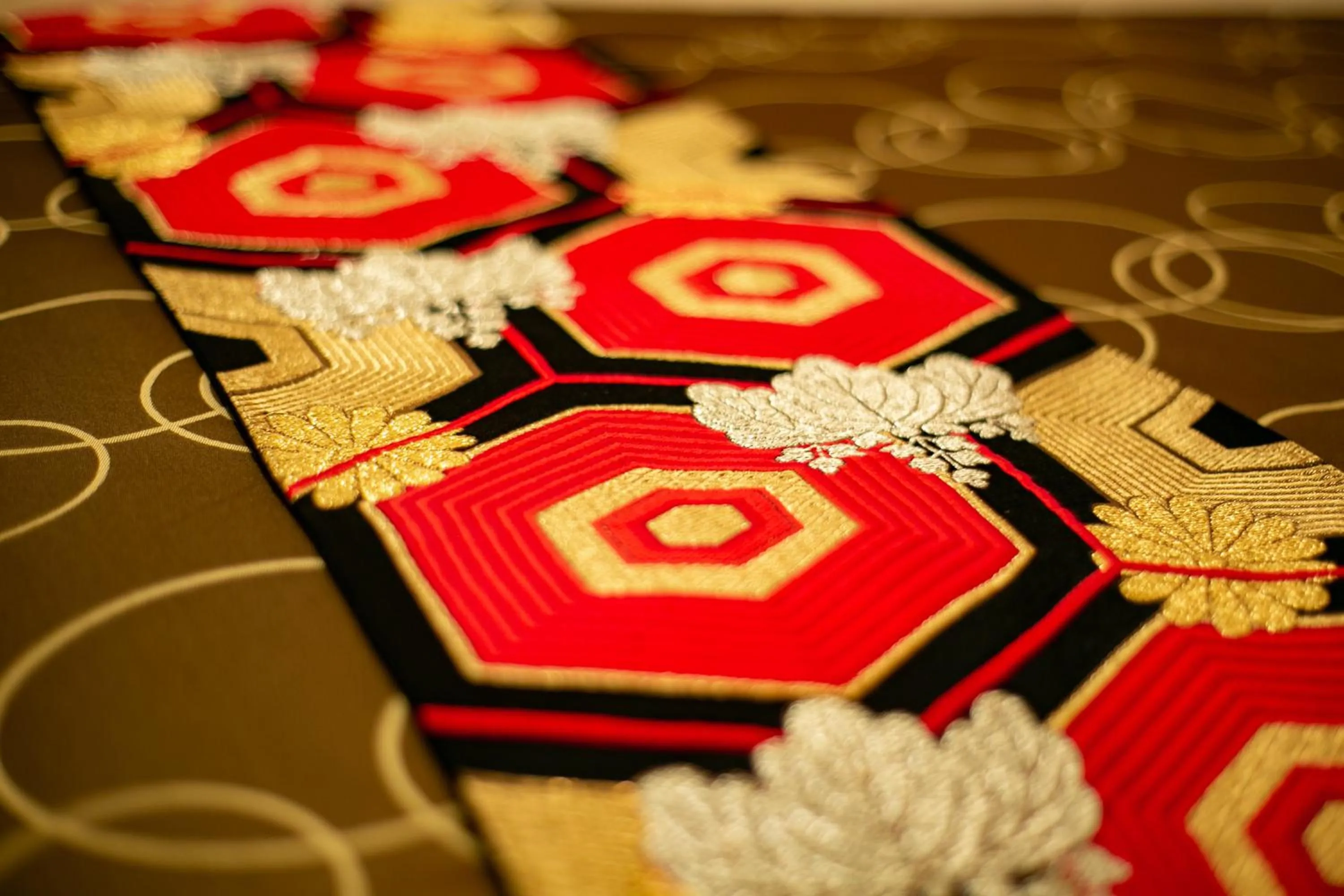 Decorative detail in Yufuin Lamp no Yado