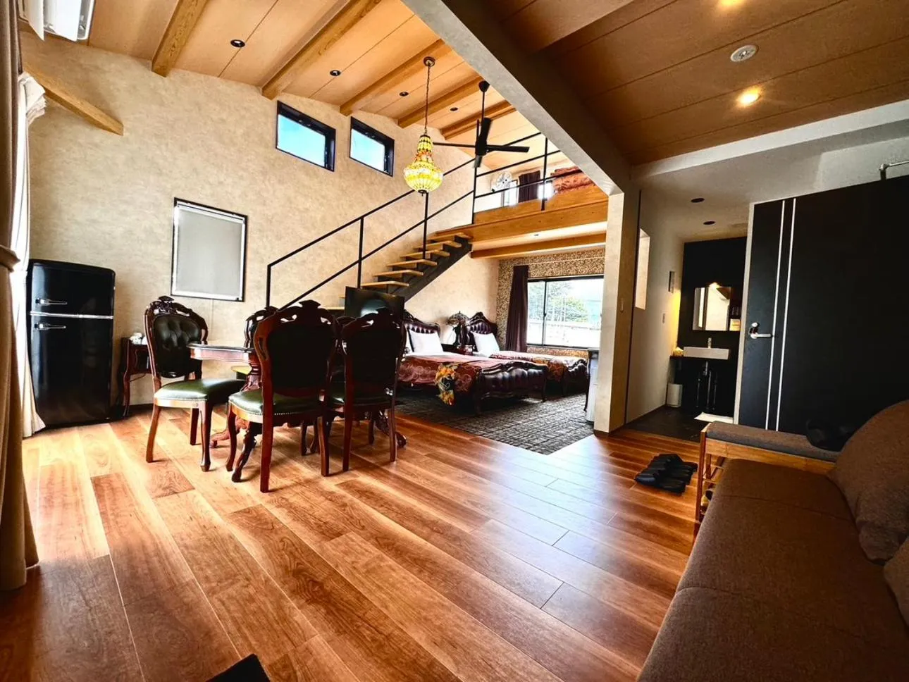 Photo of the whole room in Yufuin Lamp no Yado