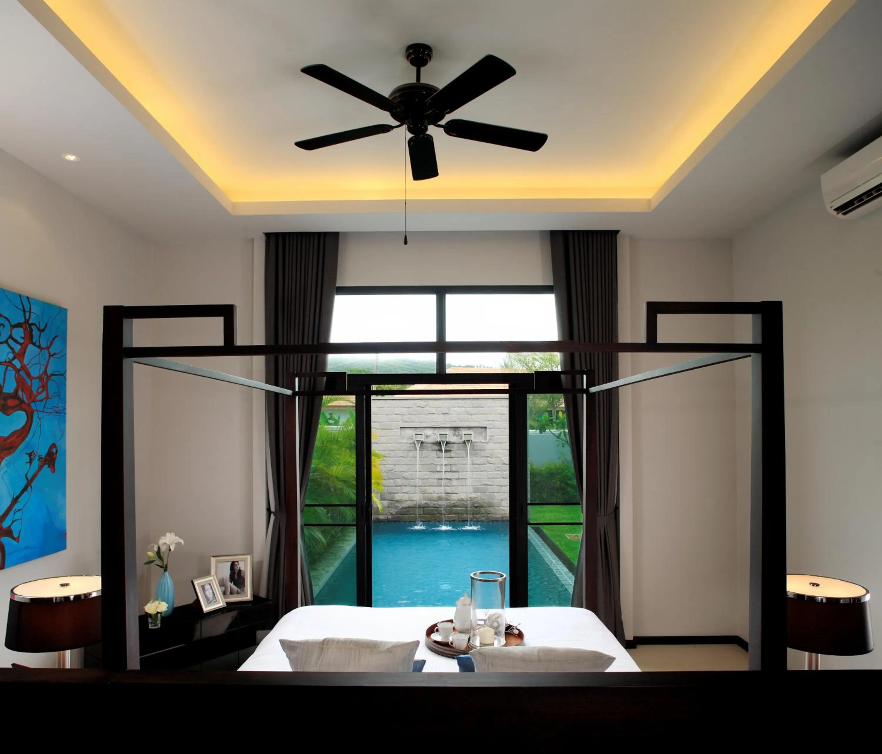 Bedroom in Two Villas HOLIDAY - Onyx Style Nai Harn Beach, Phuket