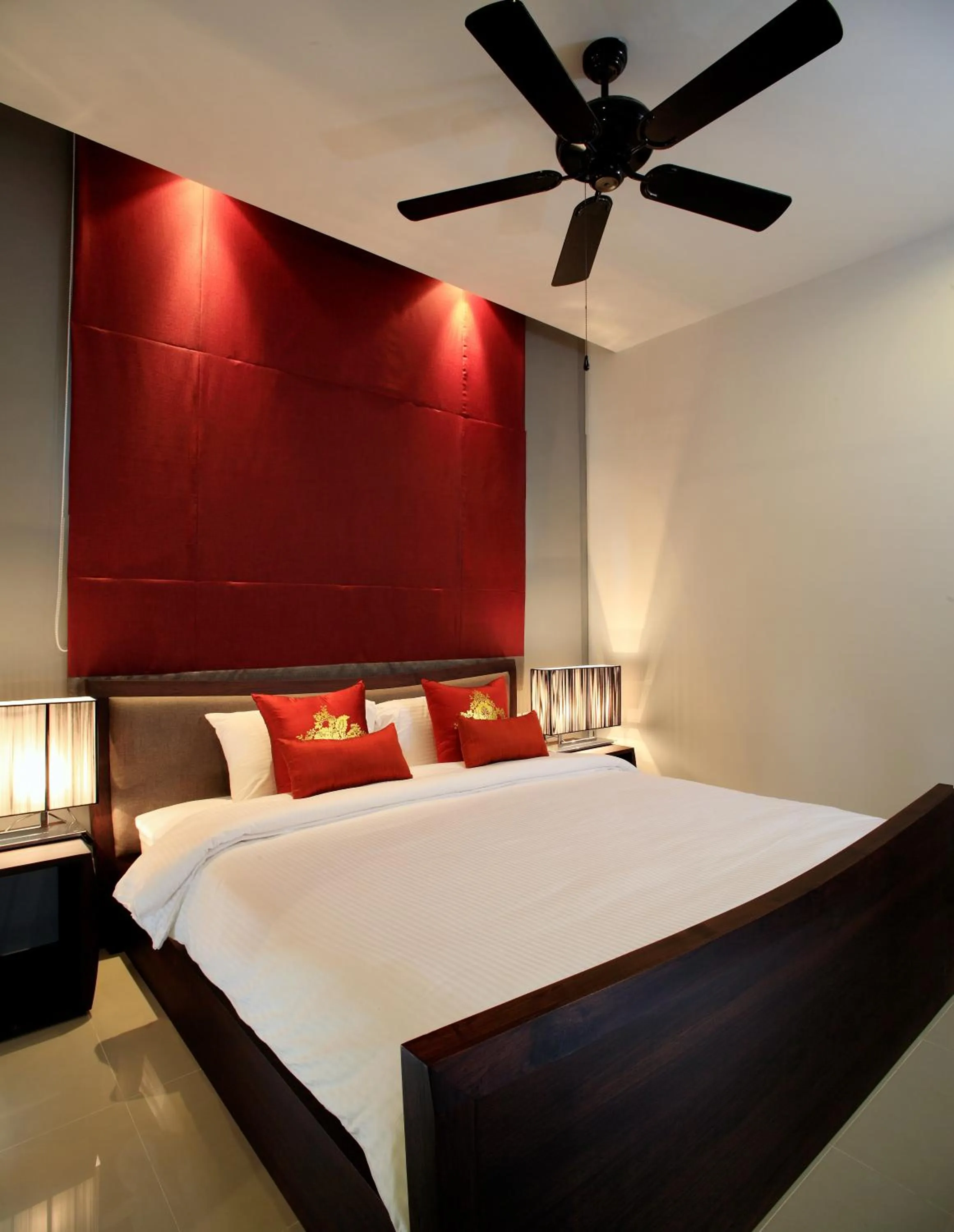 Bedroom, Bed in Two Villas HOLIDAY - Onyx Style Nai Harn Beach, Phuket