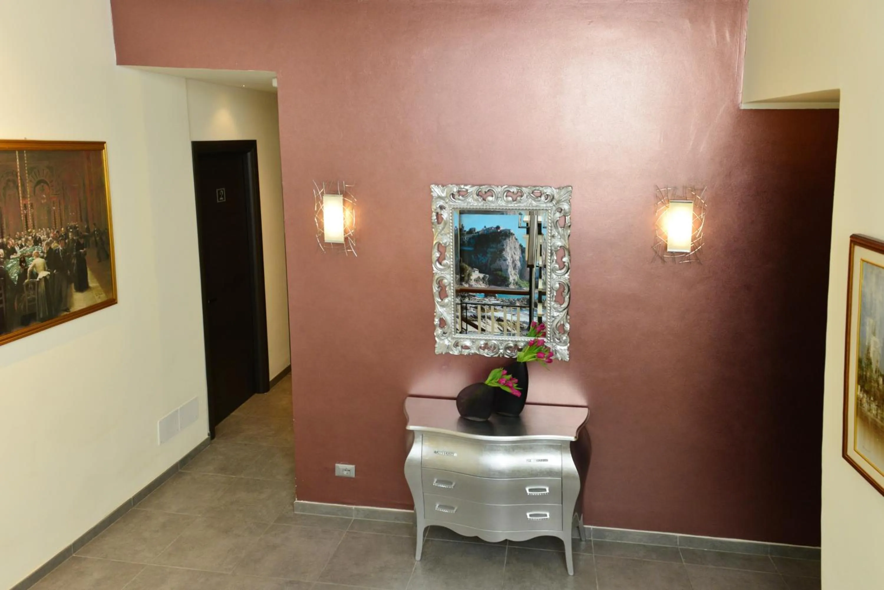 Lobby or reception in Villa Le Logge