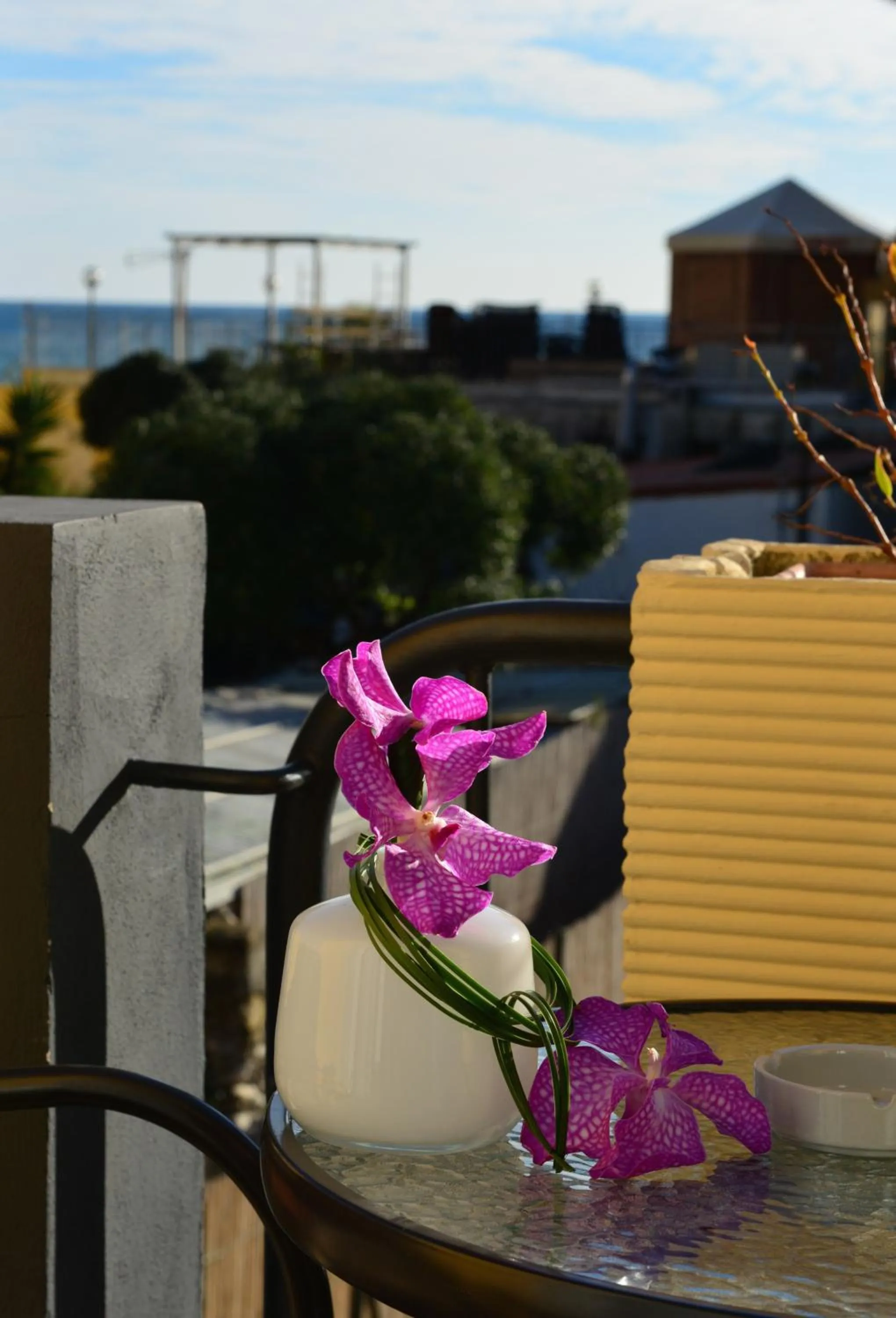 Decorative detail in Villa Le Logge