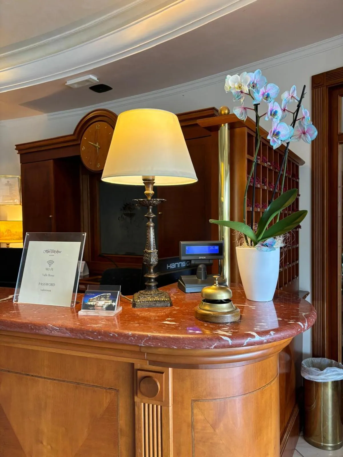 Lobby or reception in Hotel Valle Rossa