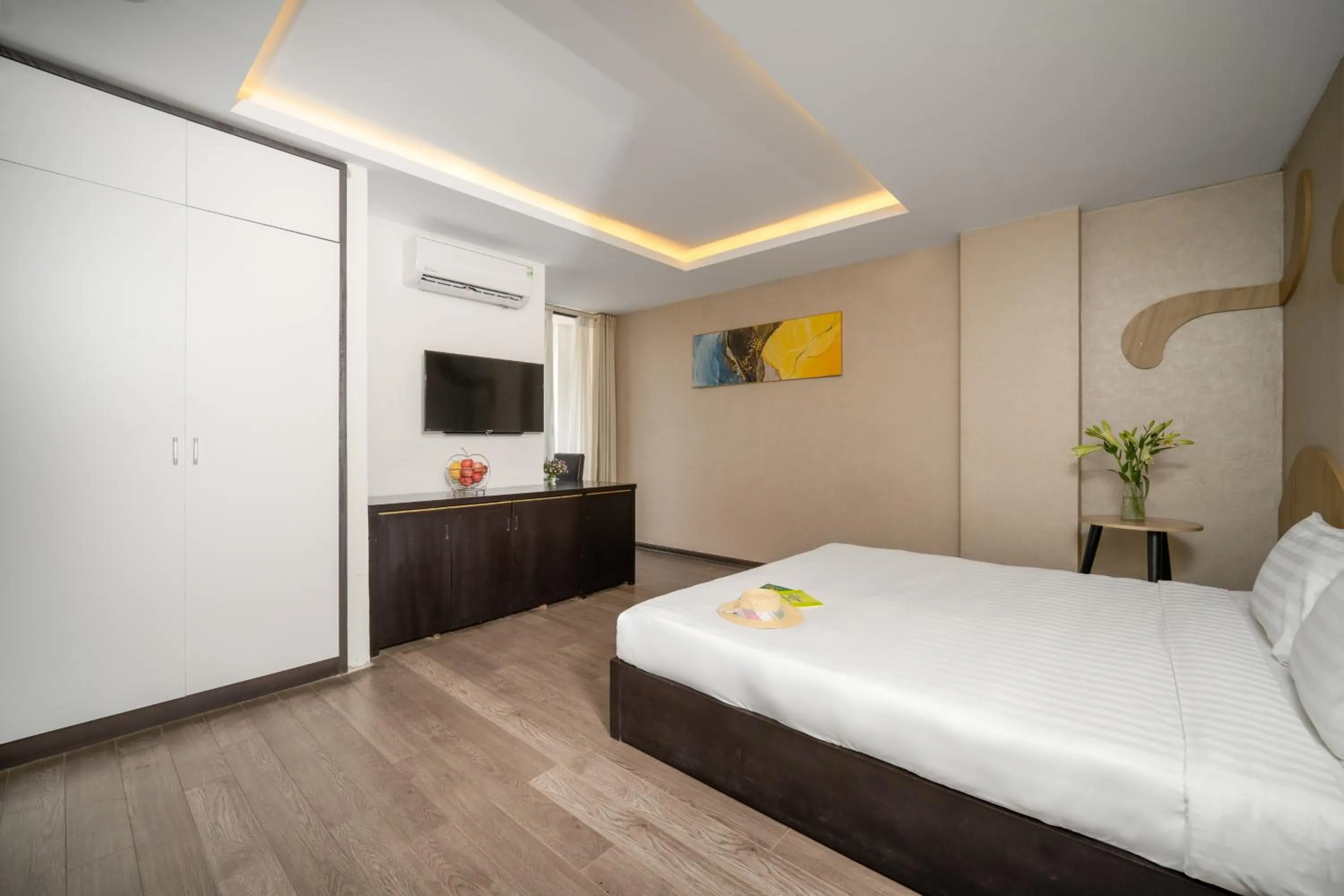 Bed in Hanami Hotel Danang