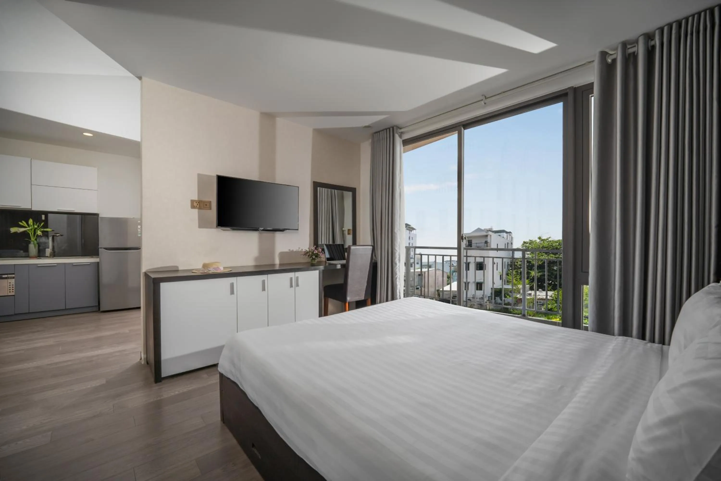 Bed in Hanami Hotel Danang