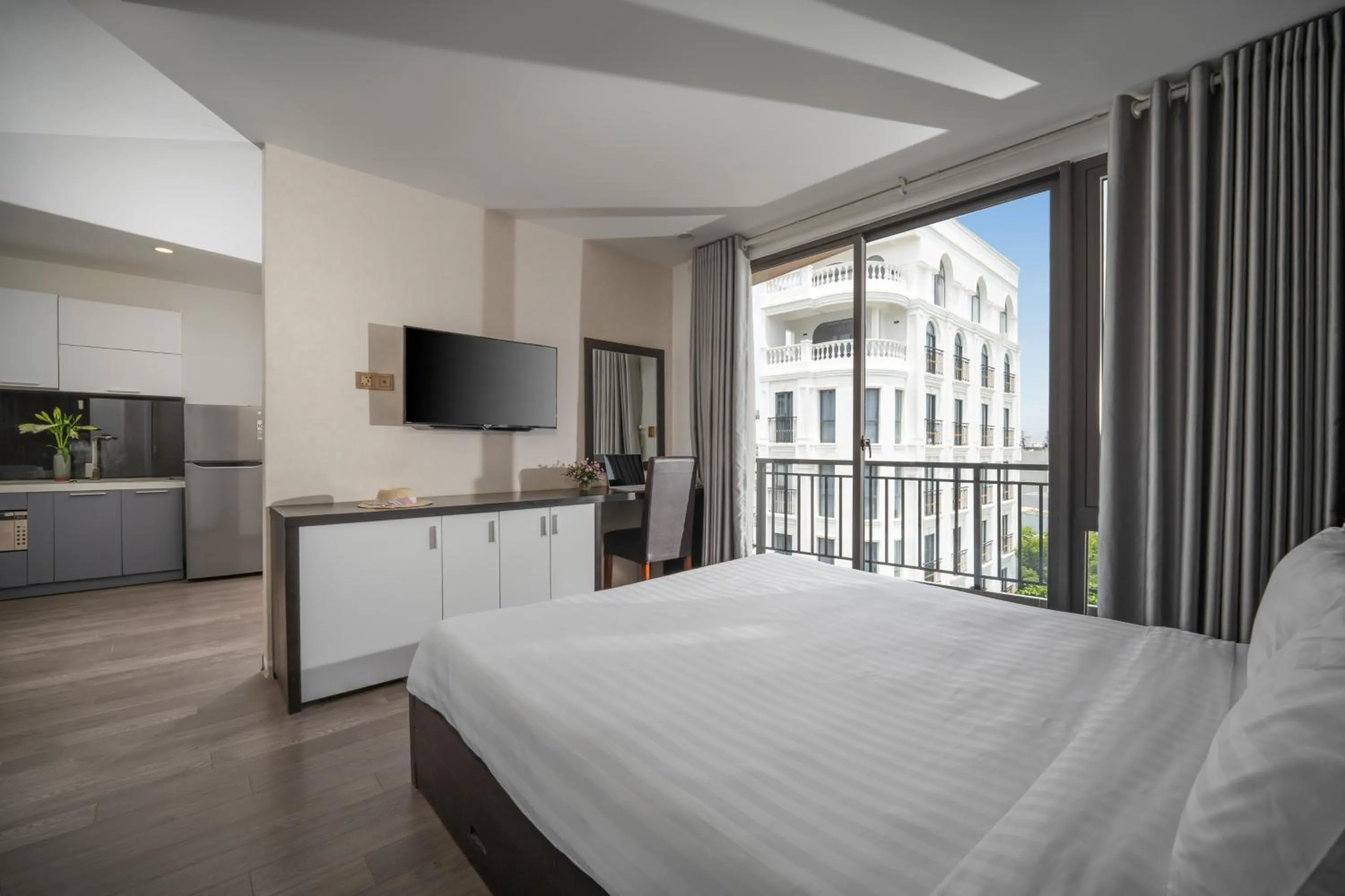 Bed in Hanami Hotel Danang