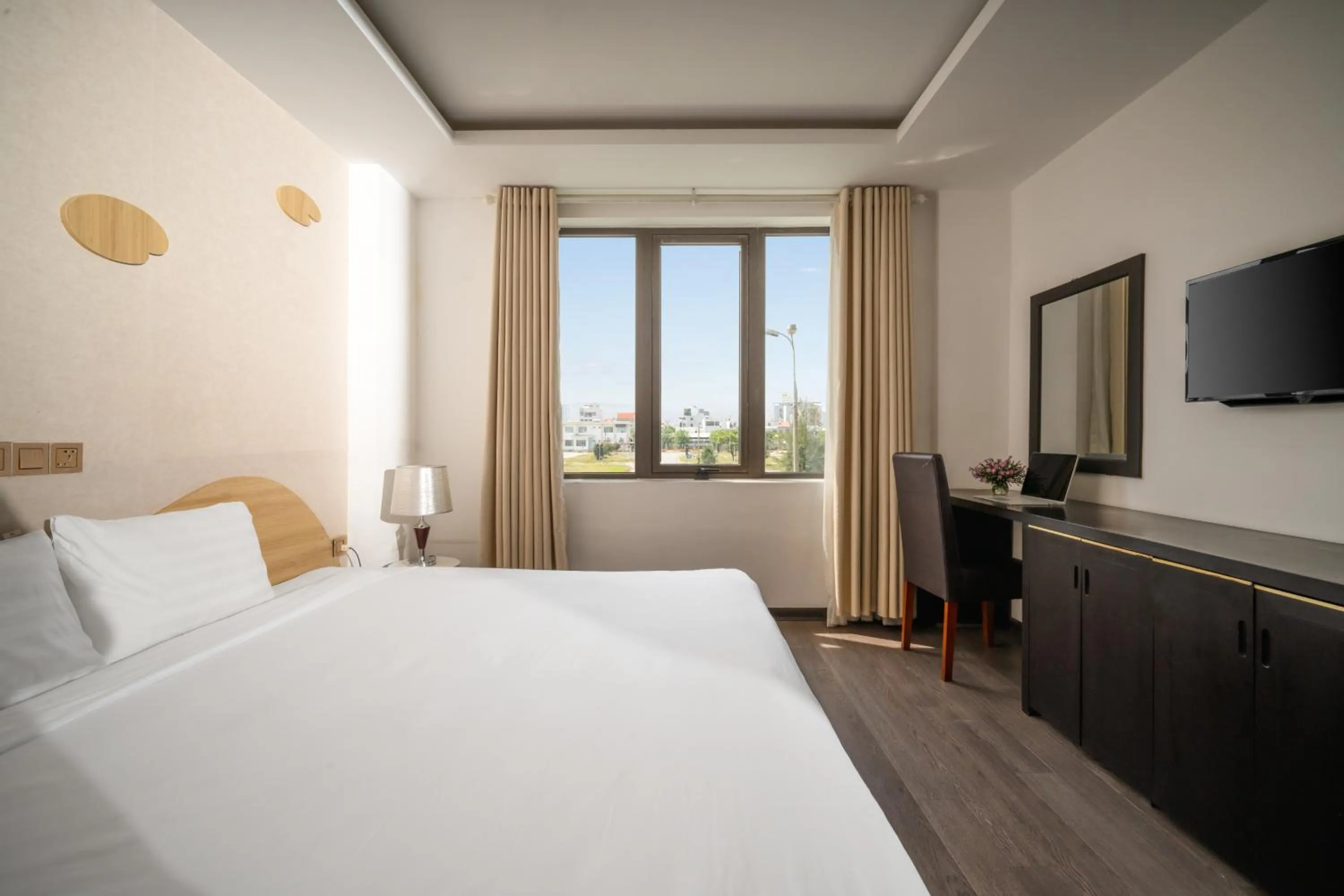 Bed in Hanami Hotel Danang