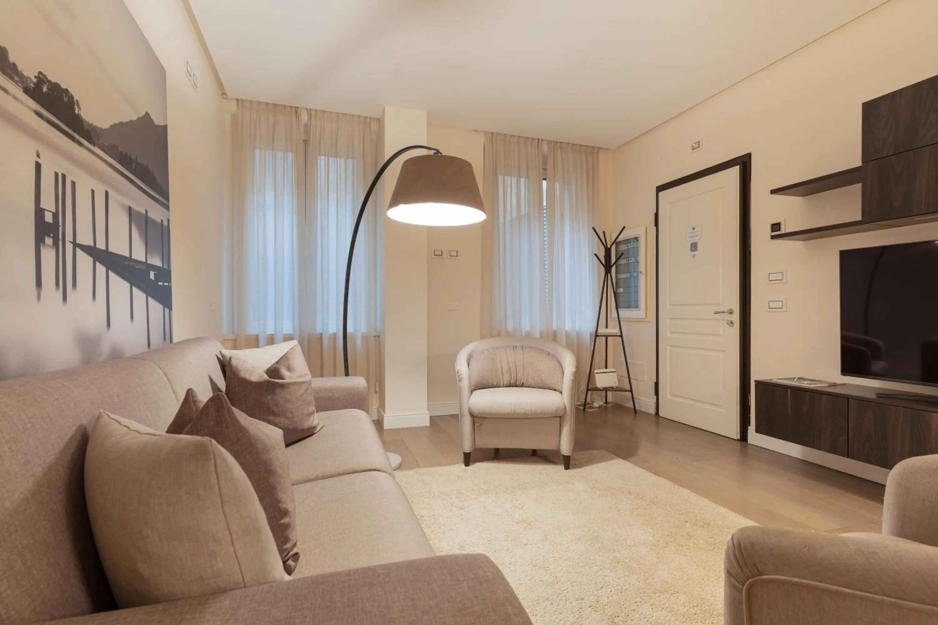 Living room in Brera Apartments in City Center