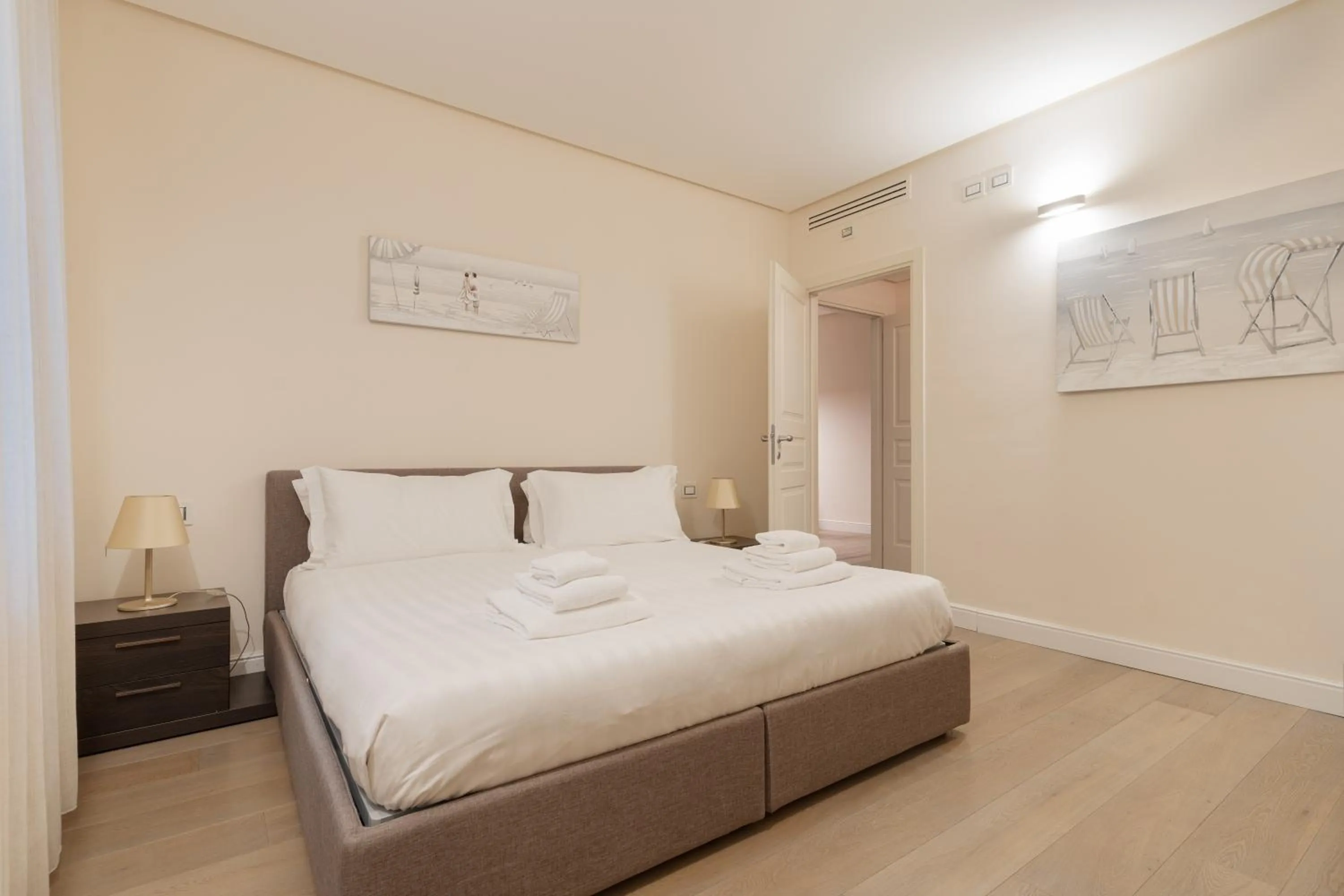 Bedroom, Bed in Brera Apartments in City Center