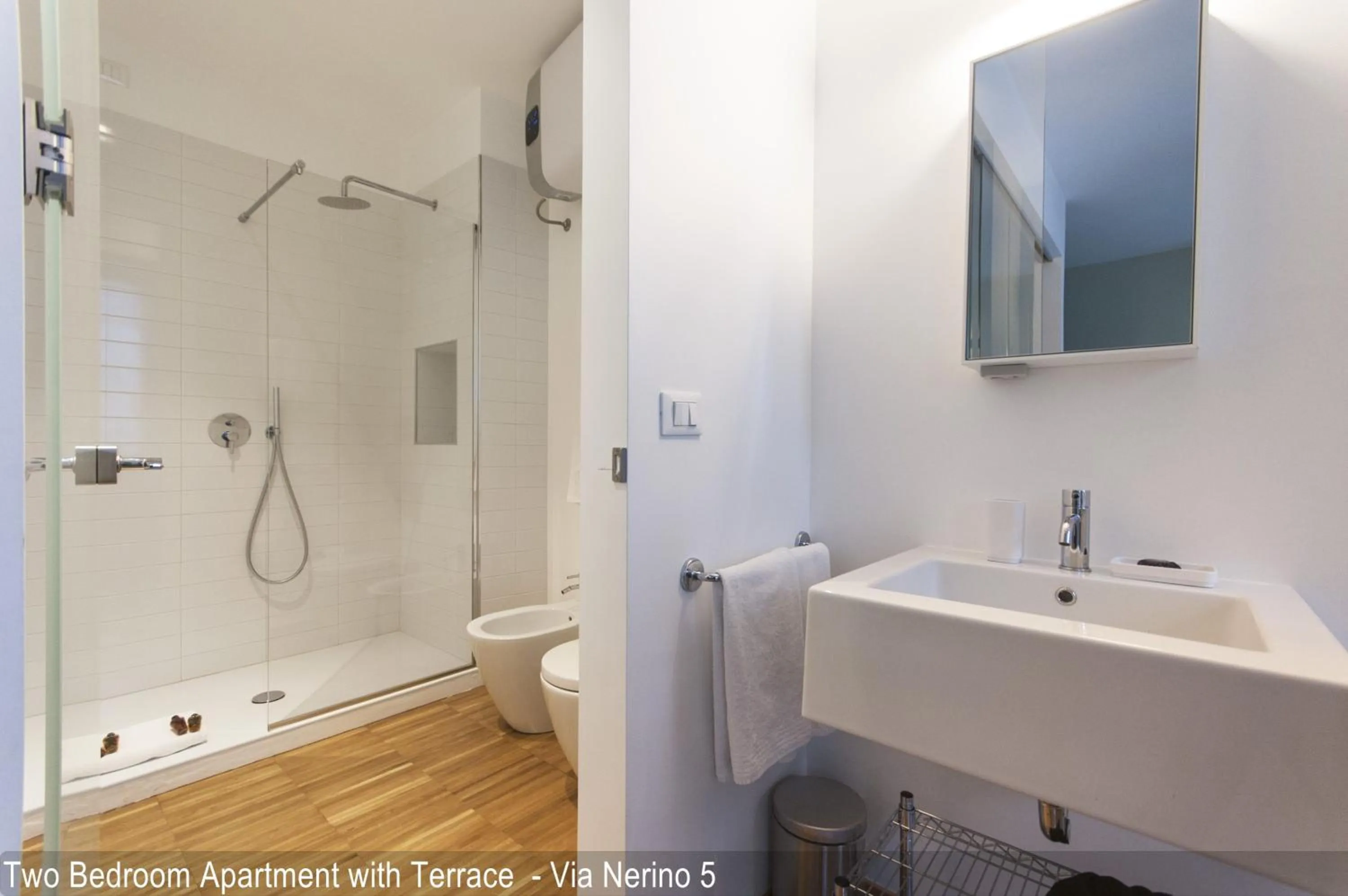 Bathroom in Brera Apartments in City Center