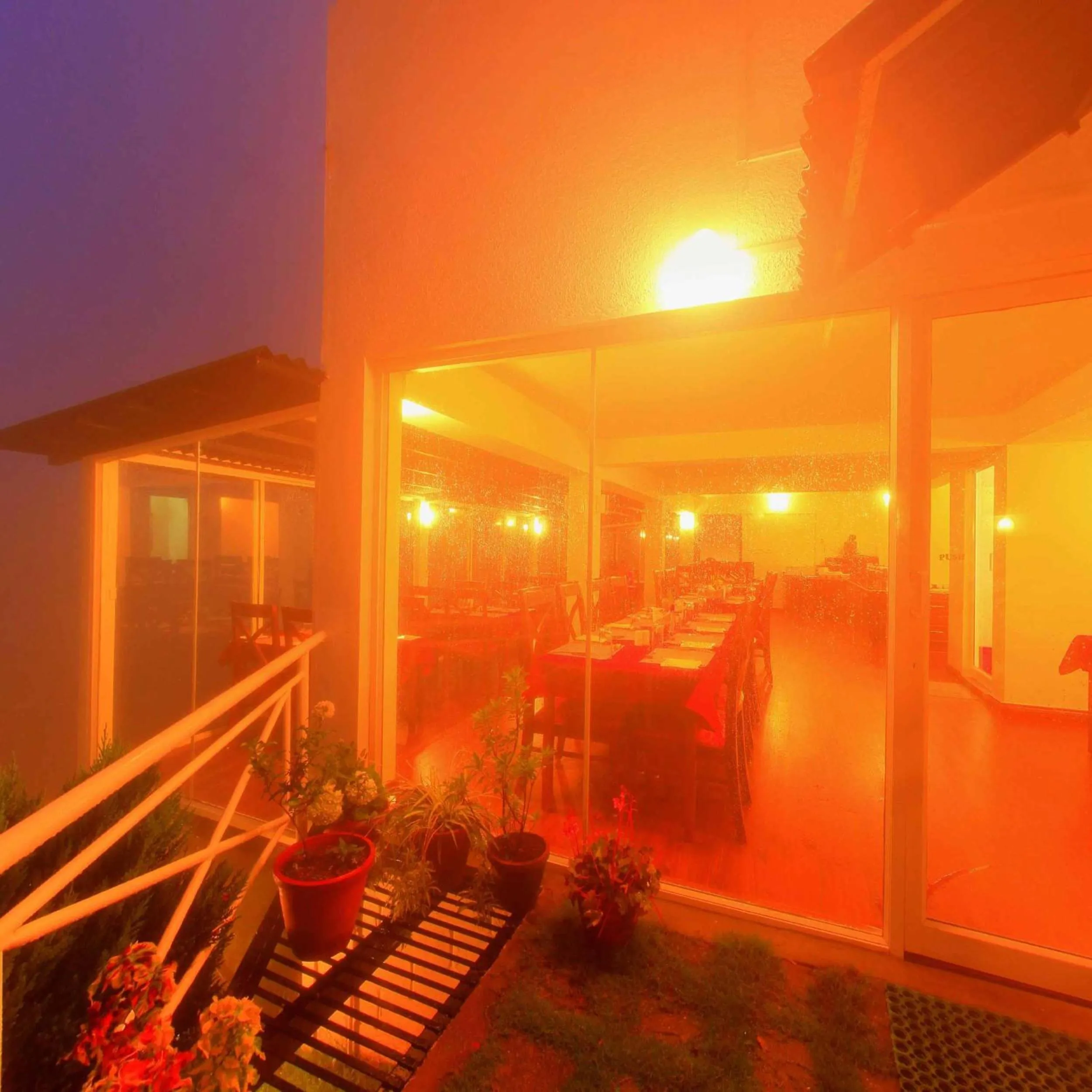 Balcony/Terrace in Deshadan Mountain Resort -The highest resort in Munnar