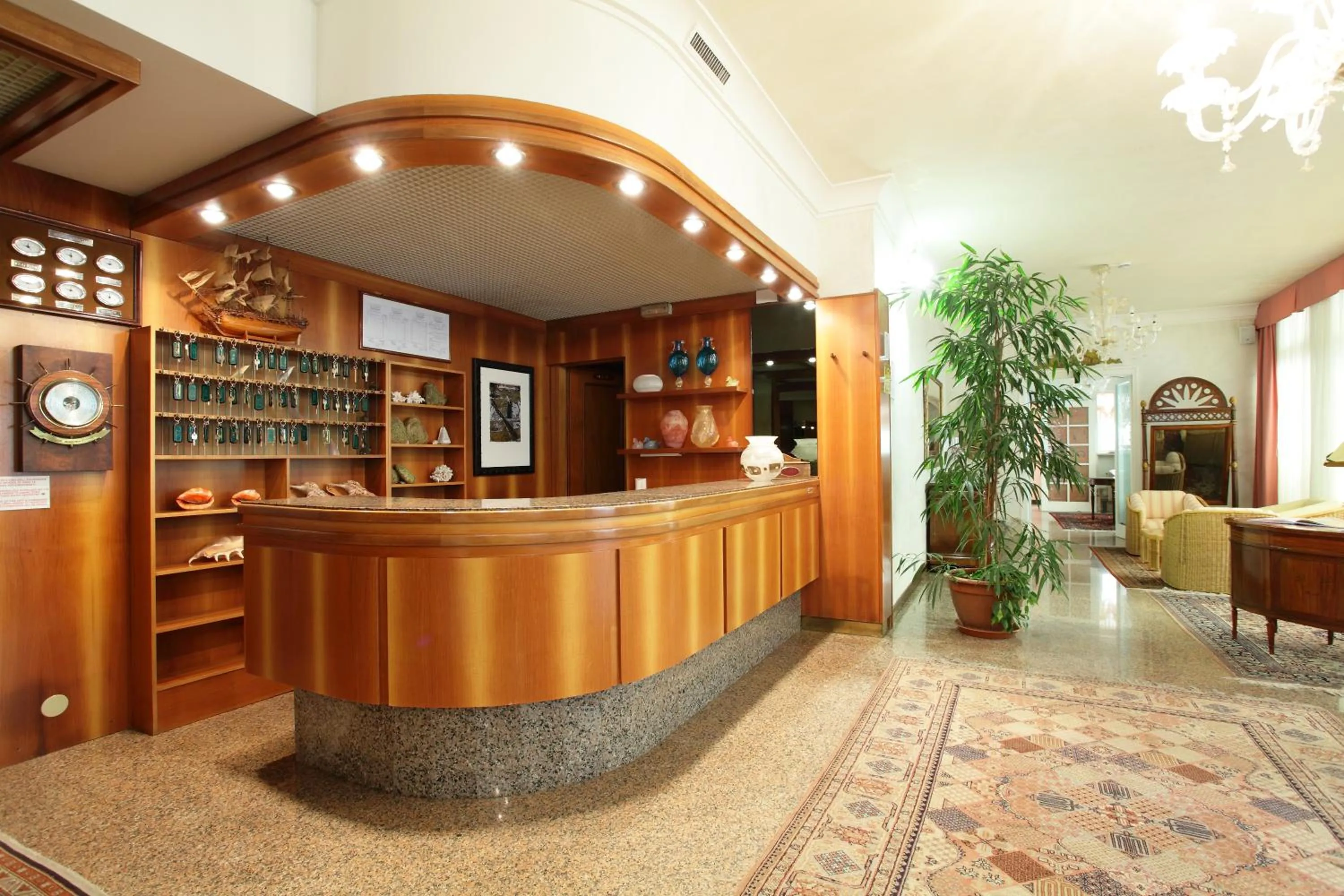 Lobby or reception in Hotel Abbazia