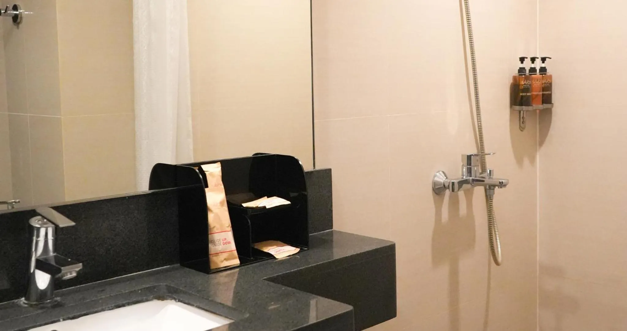 Shower in Savoy Hotel Manila near Airport NAIA Terminal 3 MNL