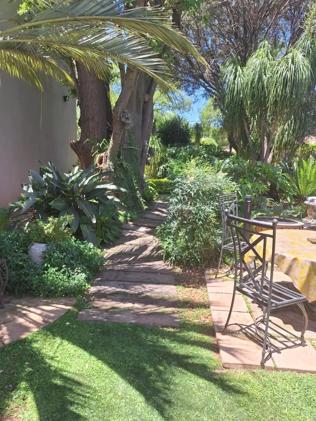 Garden in Three Olives Guesthouse