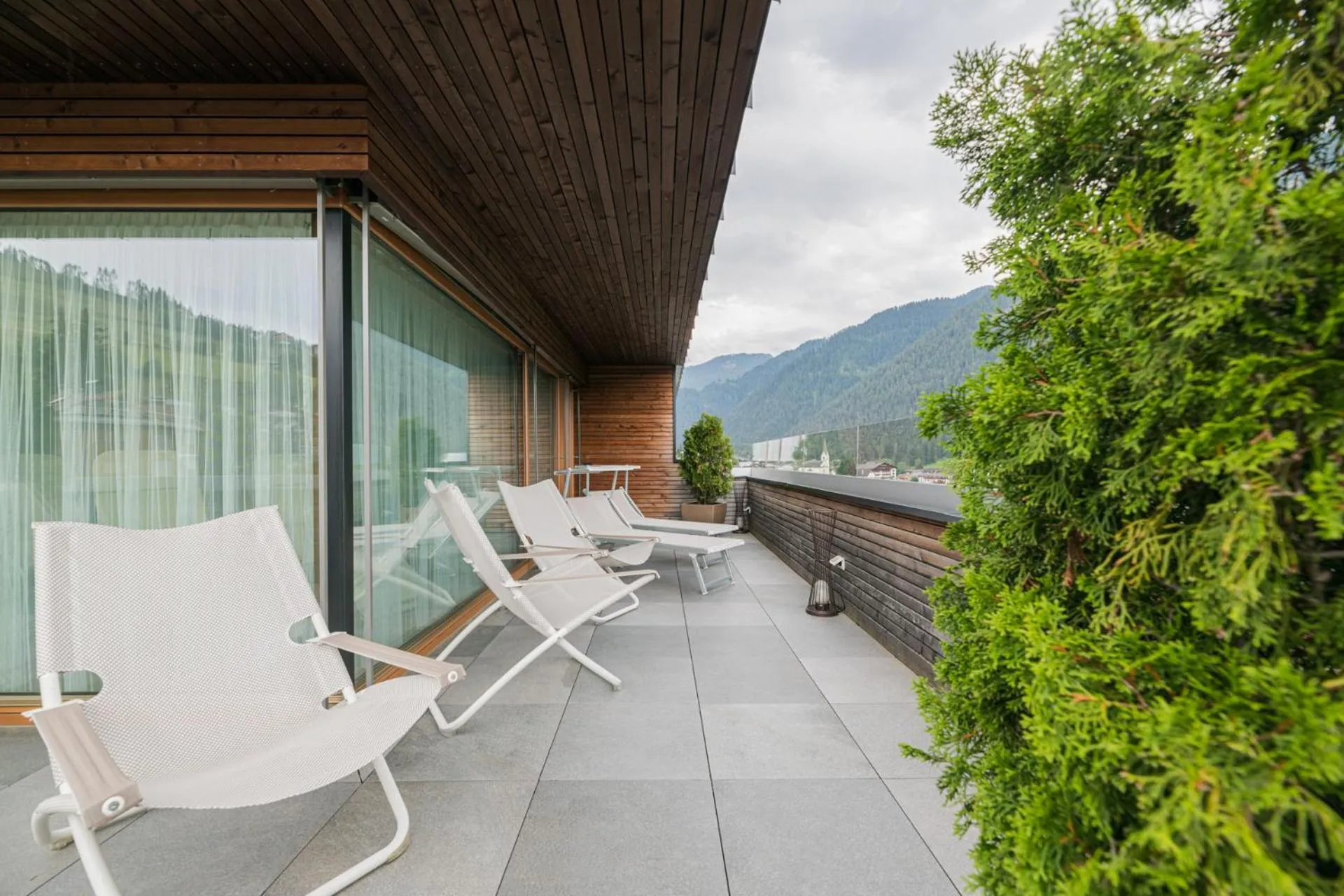 Balcony/Terrace in PLAN DE CORONES apartments