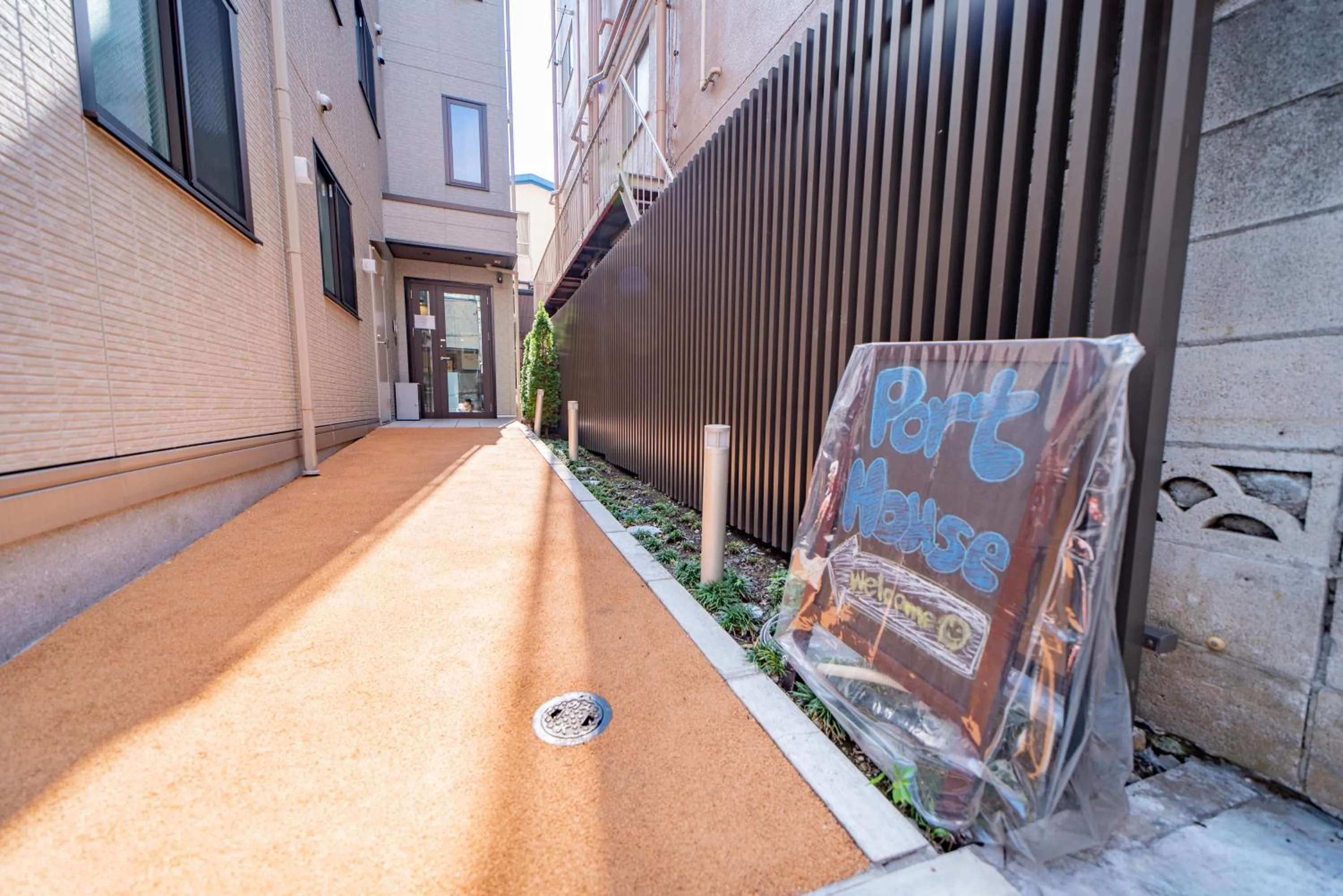 Facade/entrance in Port House Shibuya
