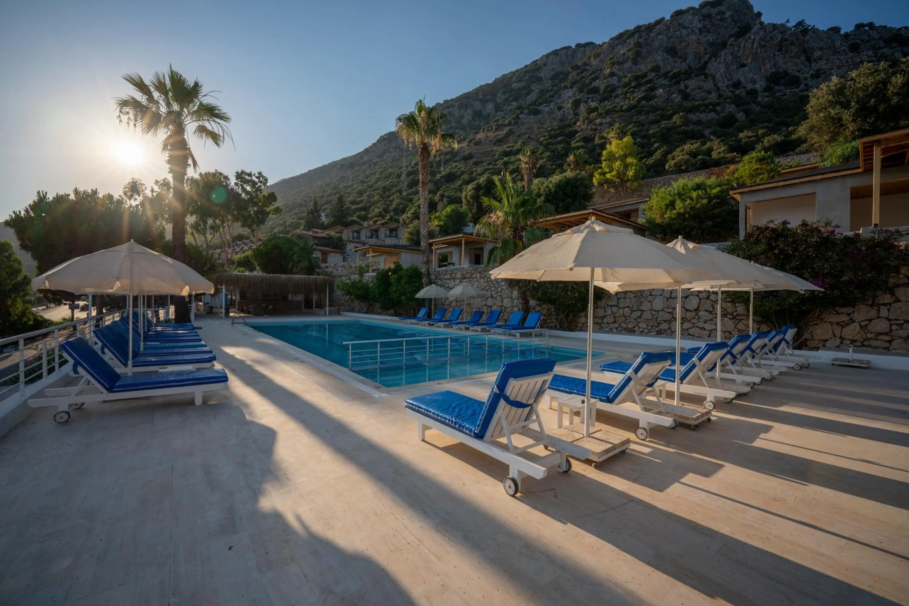 Pool view in Kas Marin Hotel