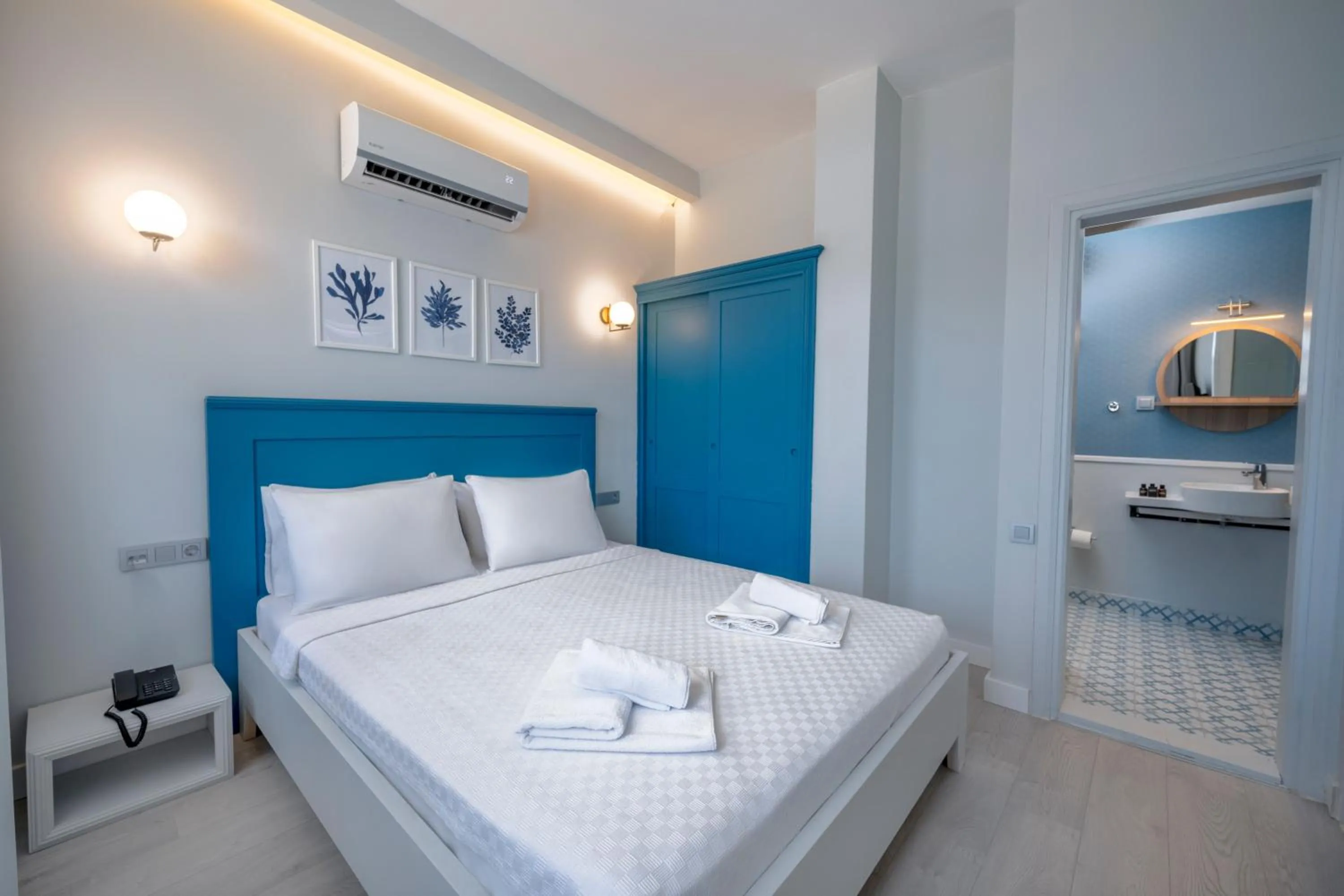 Bed in Kas Marin Hotel