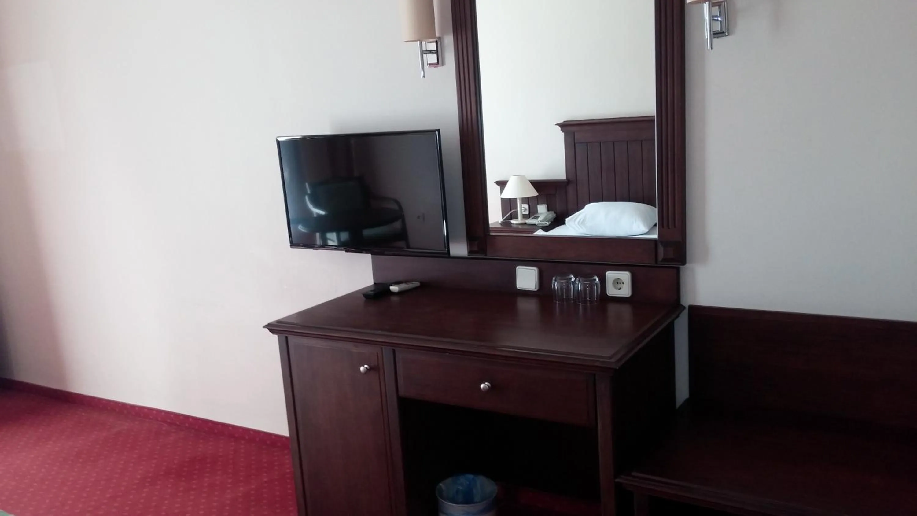 Bed in Side Palm D'or Hotel