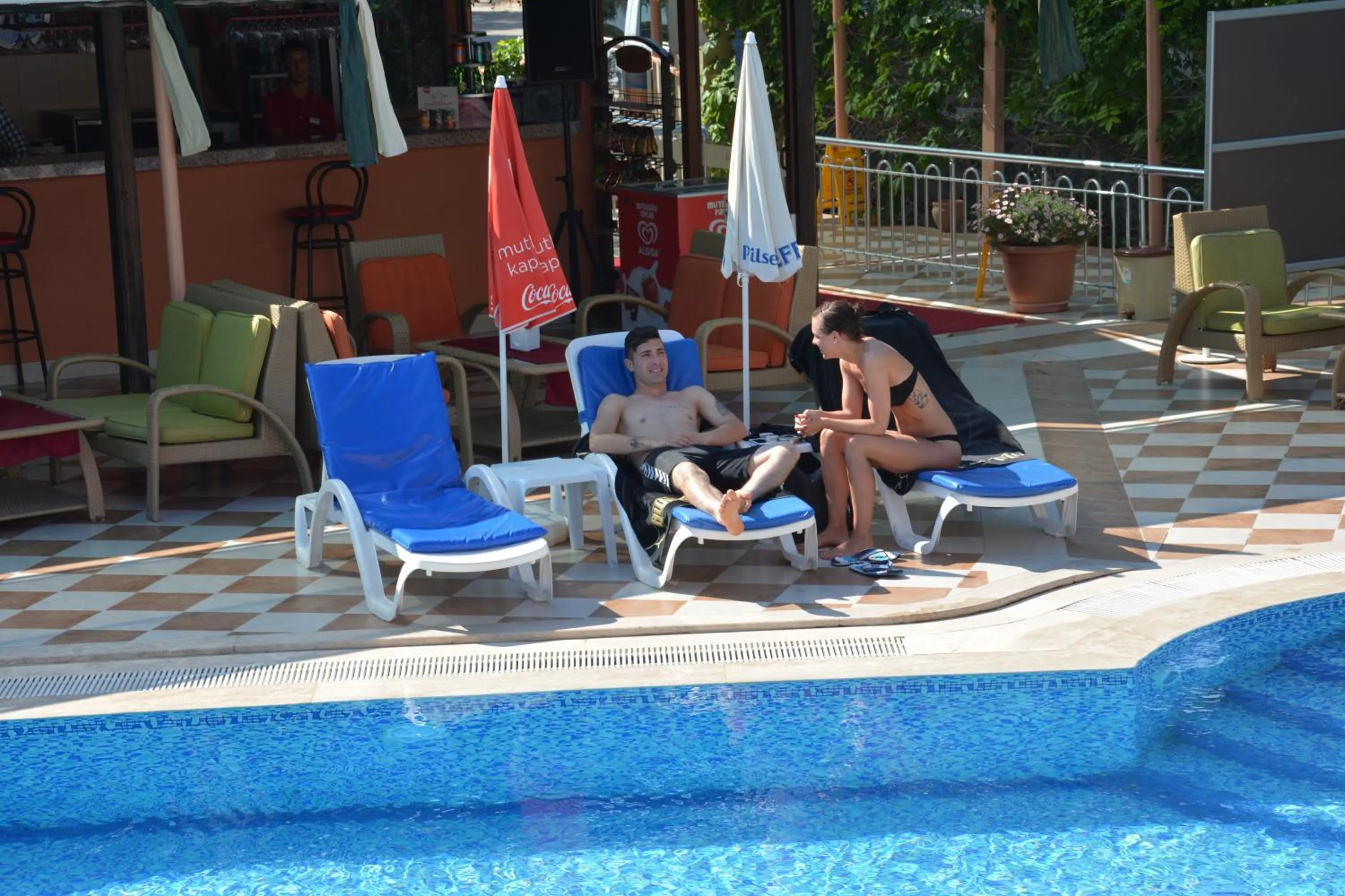Swimming pool in Yavuzhan Hotel