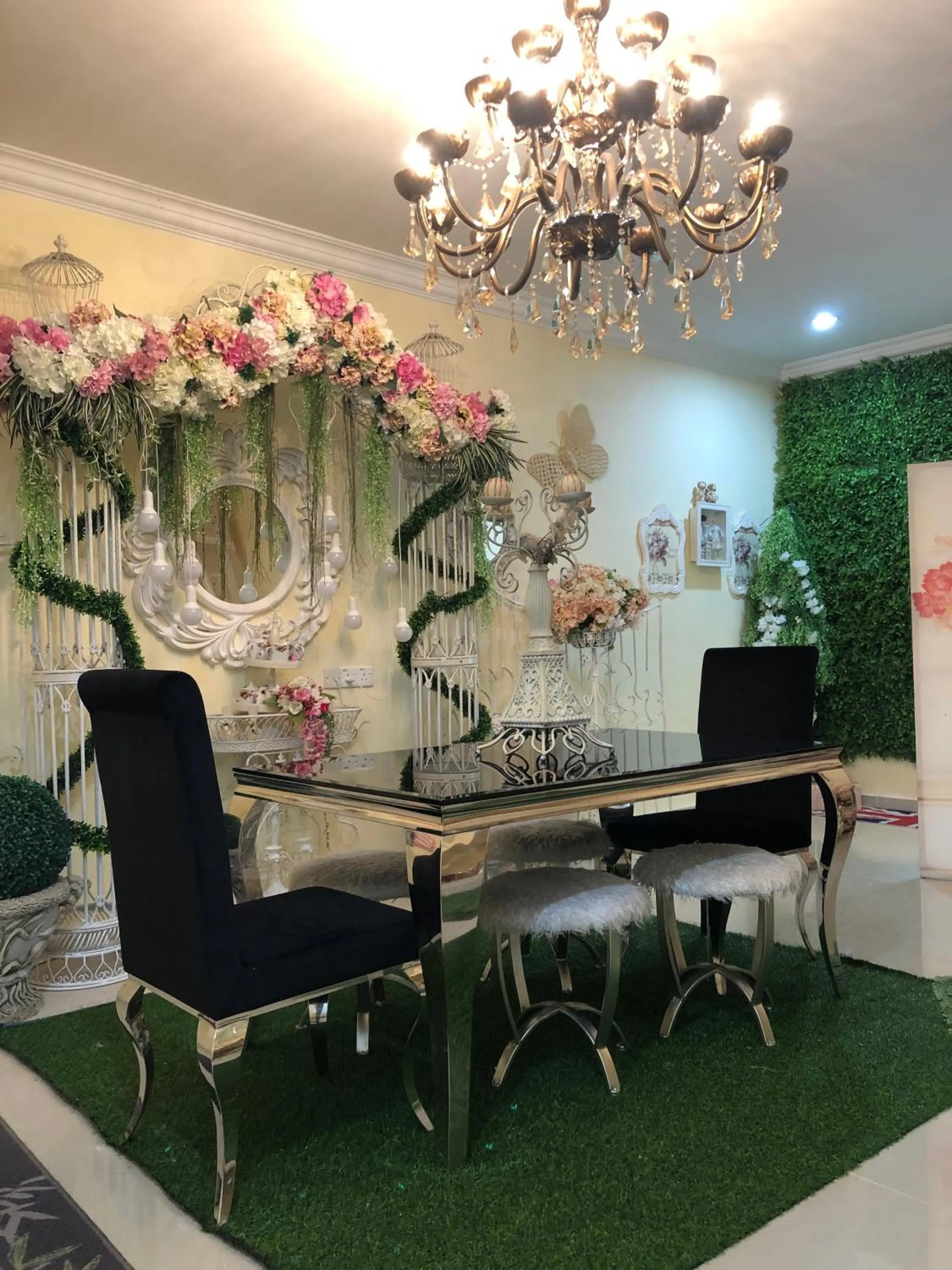 Seating area in AAM Hotel