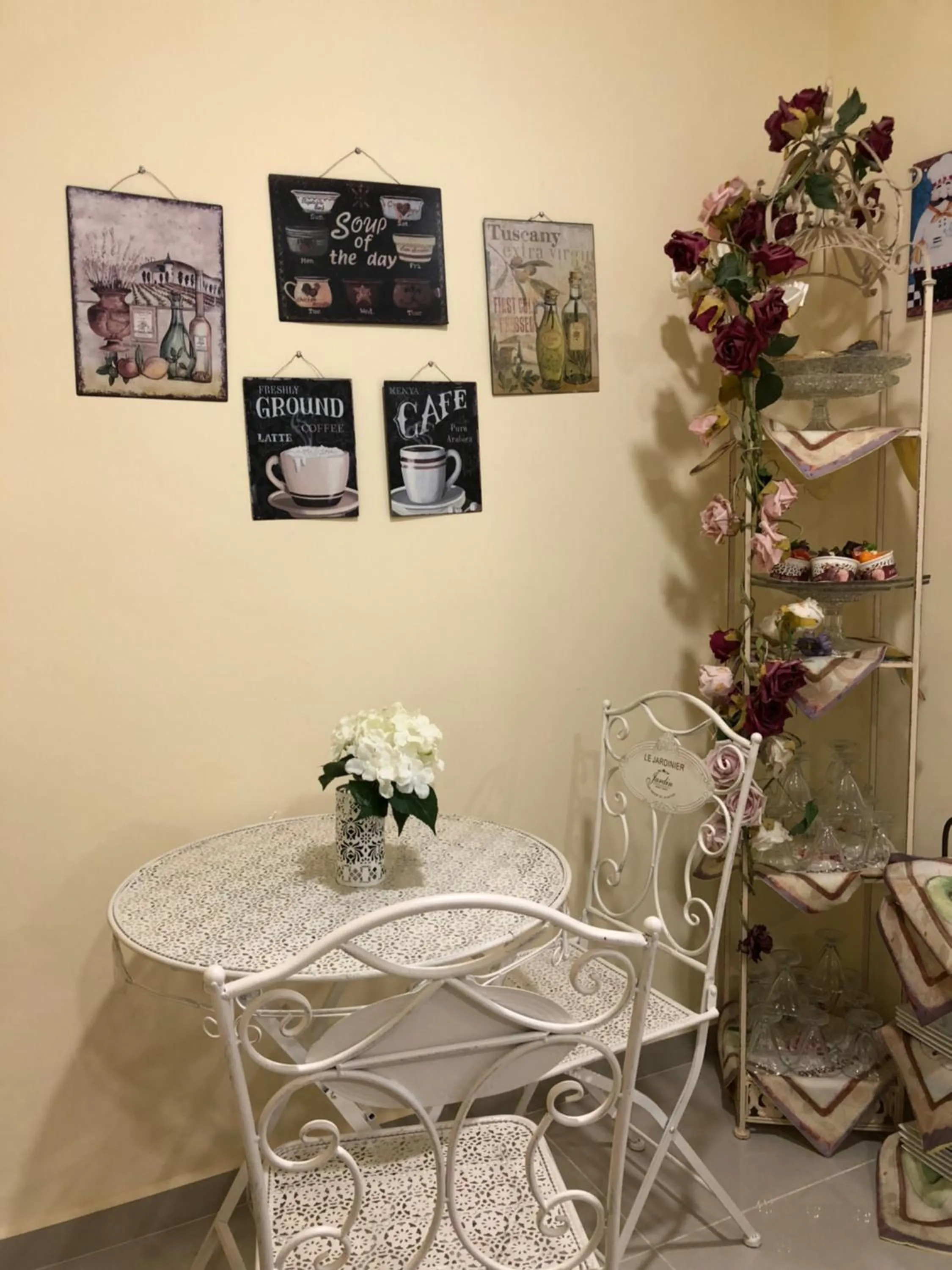 Seating area in AAM Hotel