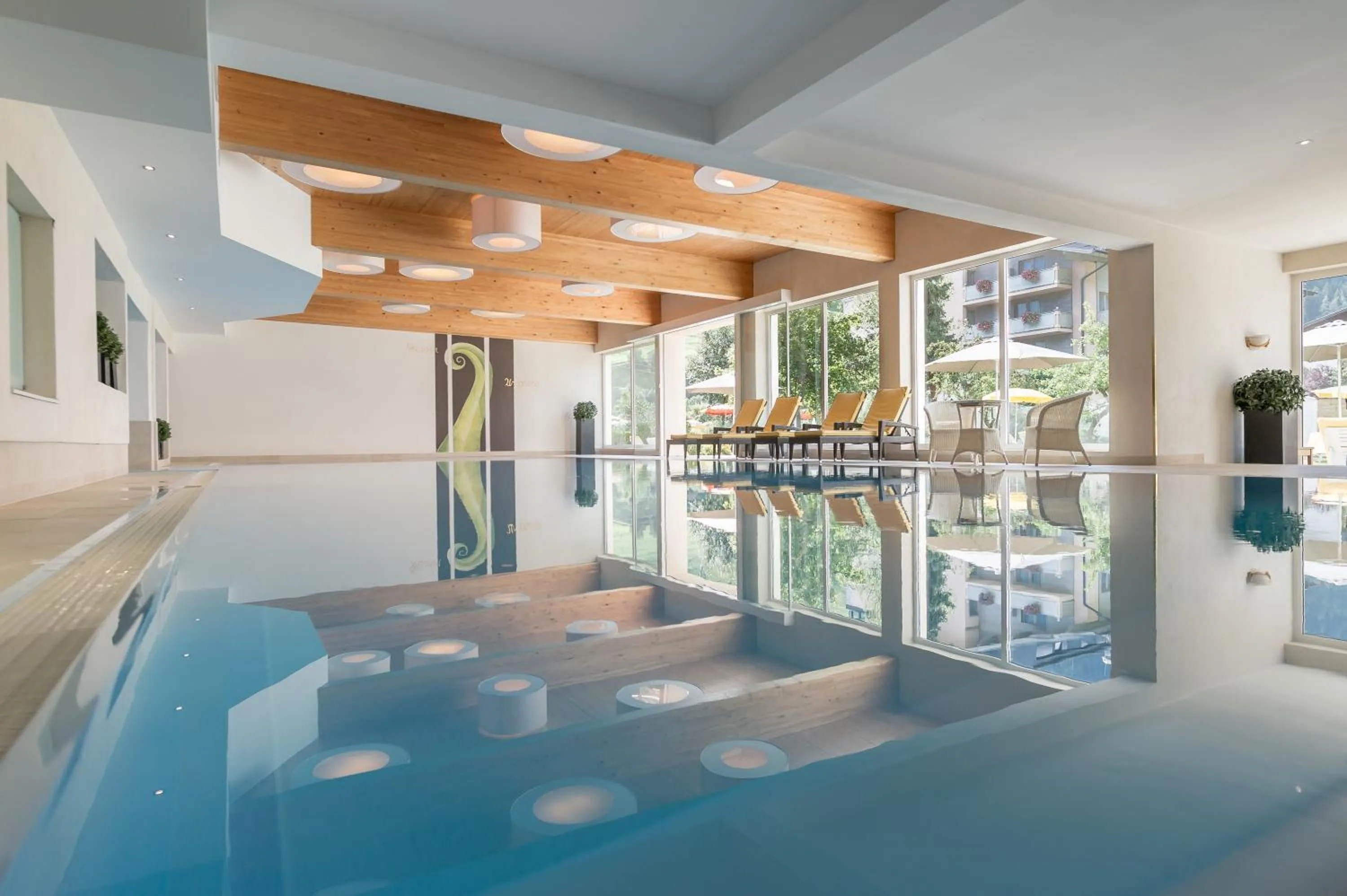 Swimming pool in Sporthotel Neustift