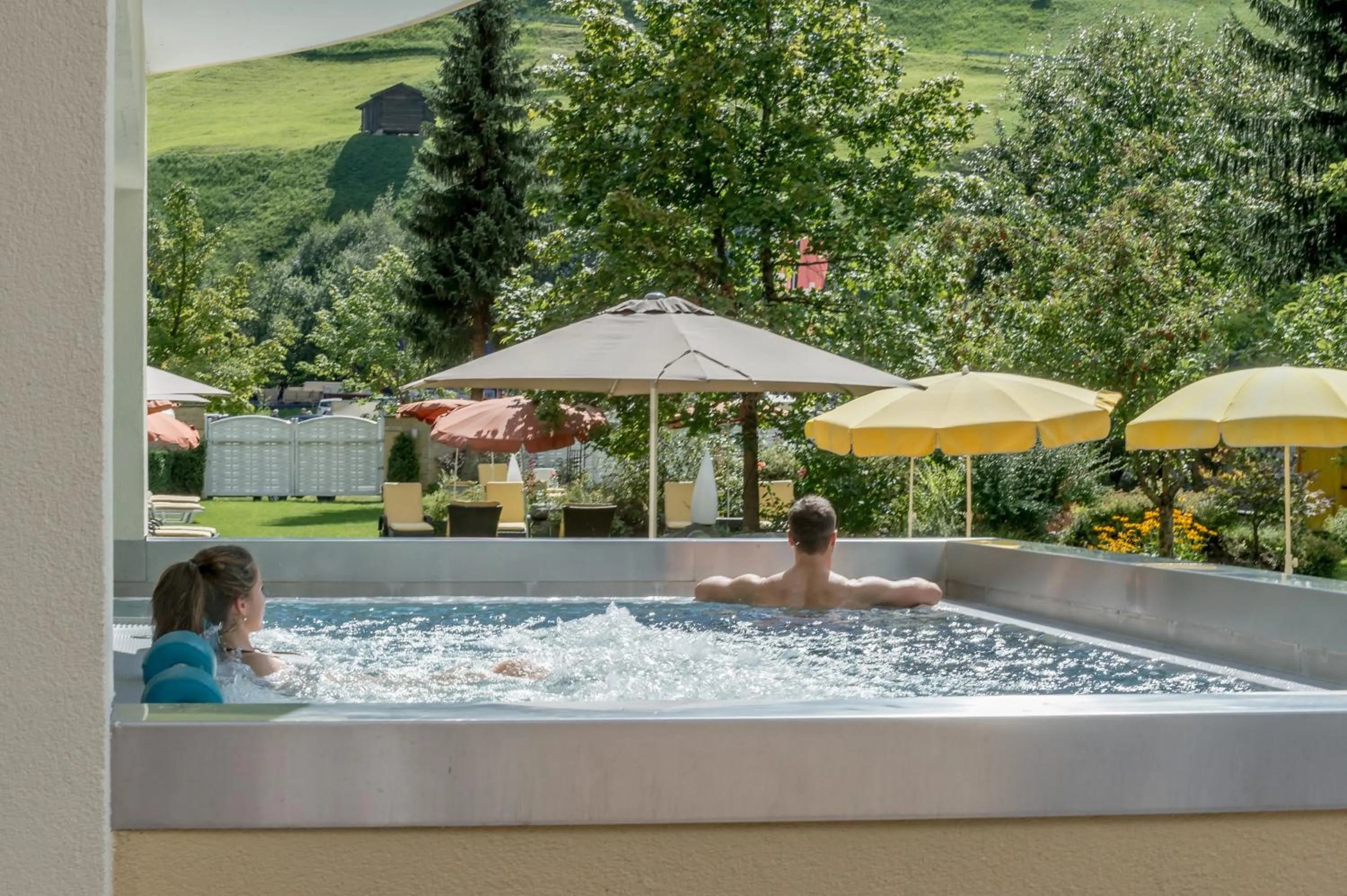 Hot Tub in Sporthotel Neustift