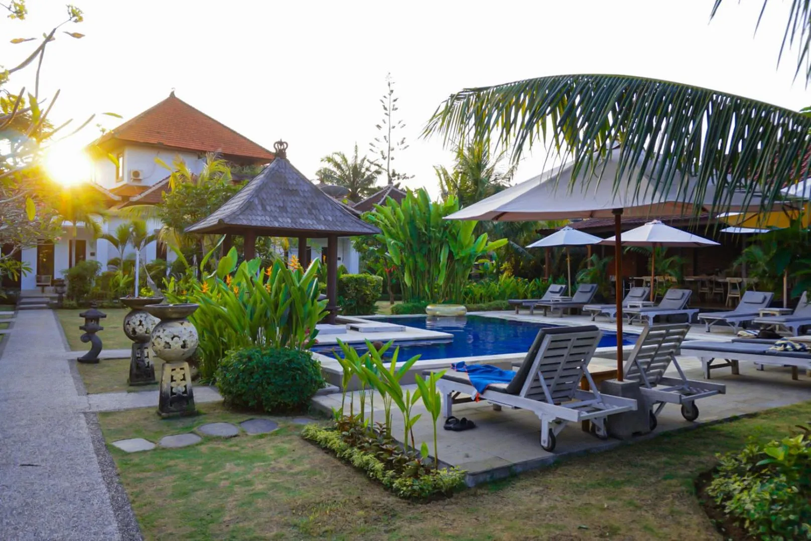 Pool view in Uluwatu Jungle Villa