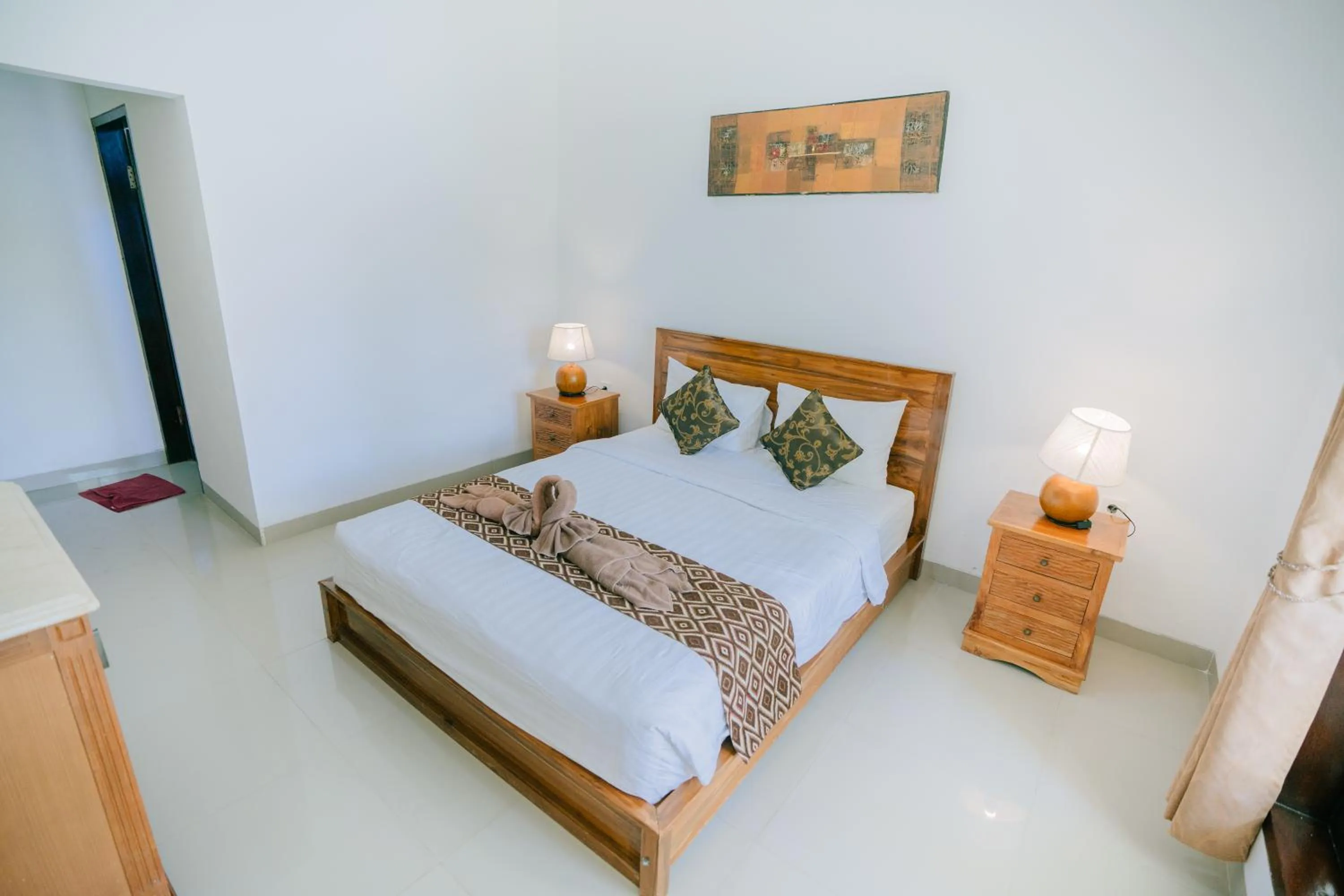 Bed in Uluwatu Jungle Villa