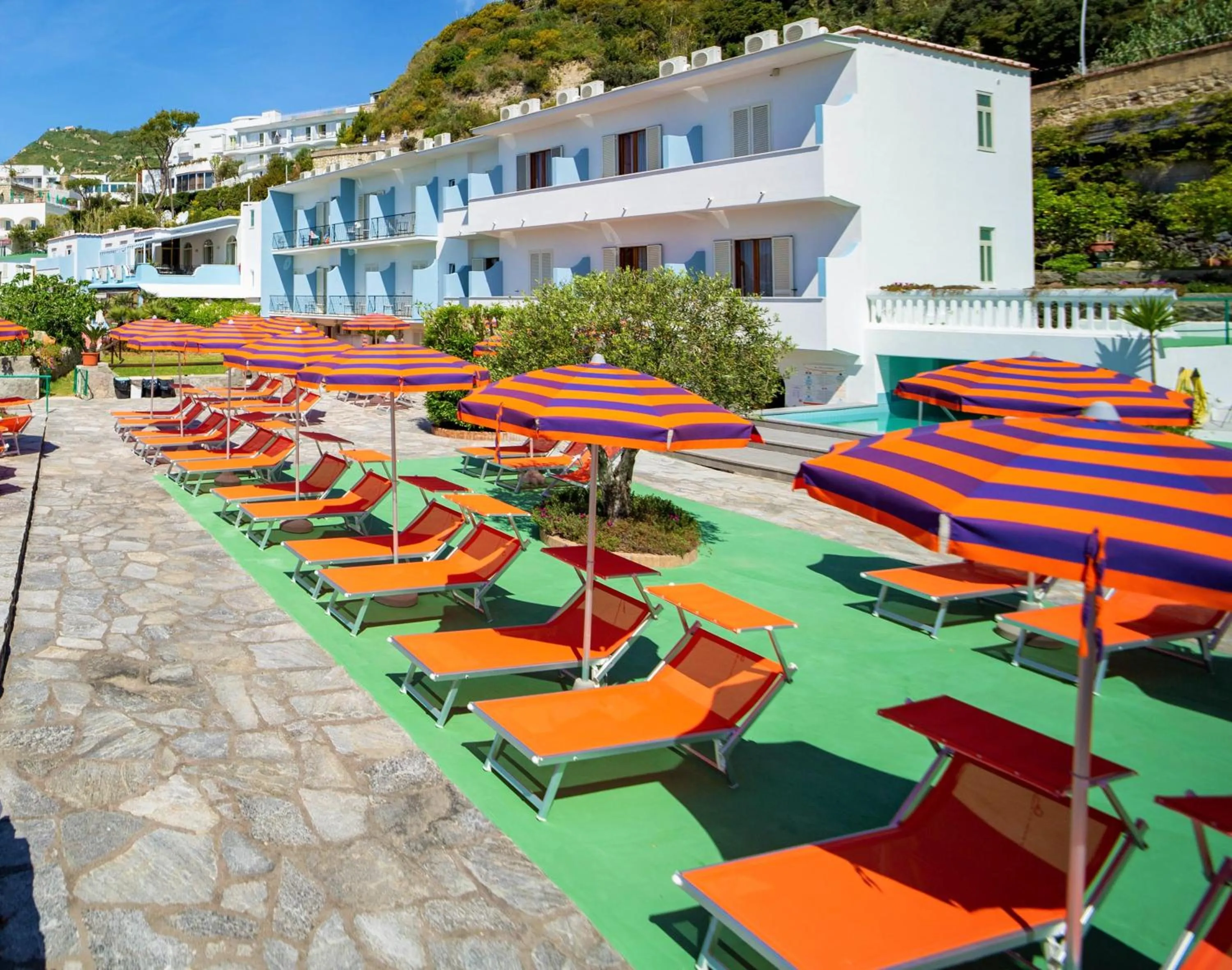 Solarium in Hotel La Mandorla