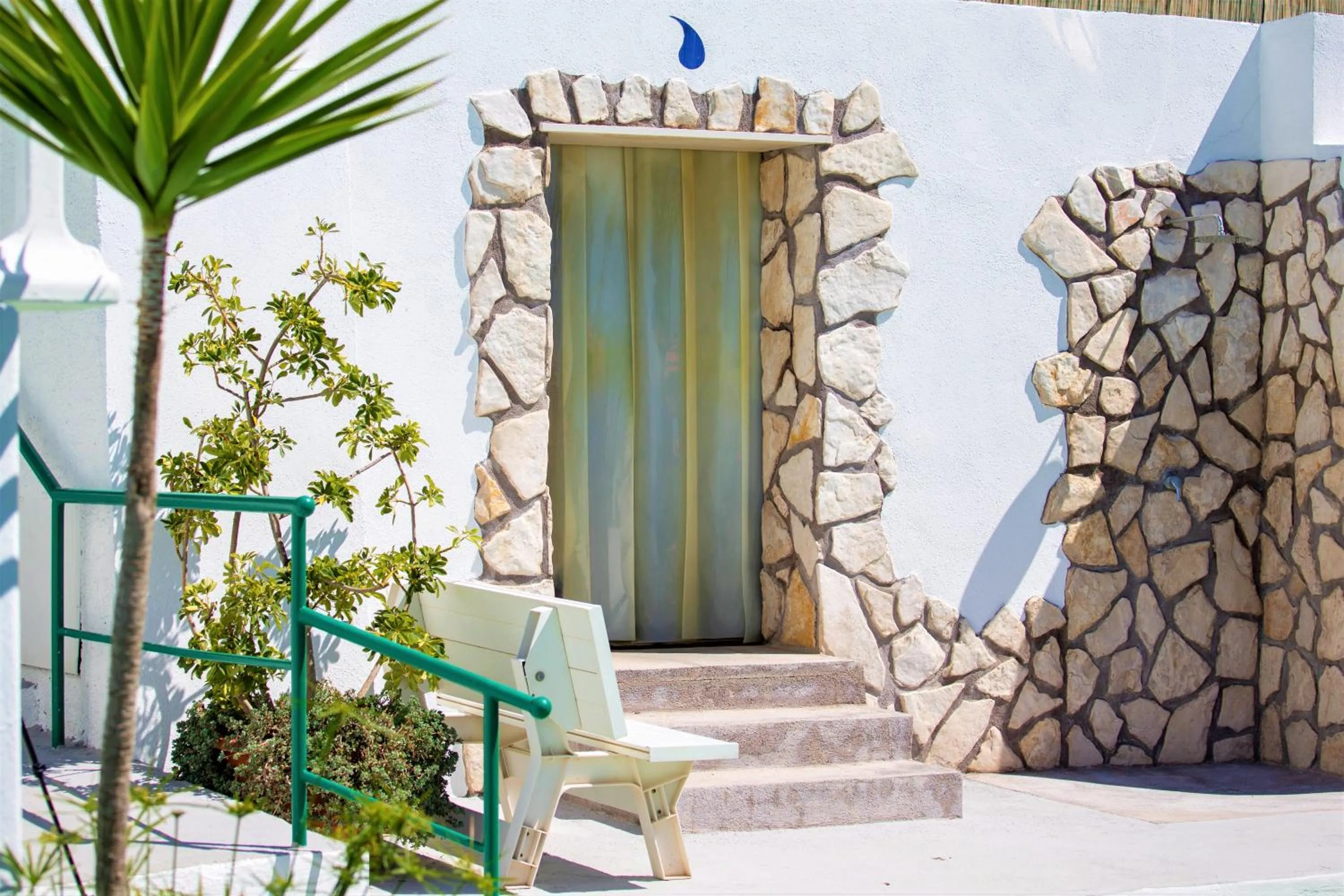 Steam room in Hotel La Mandorla