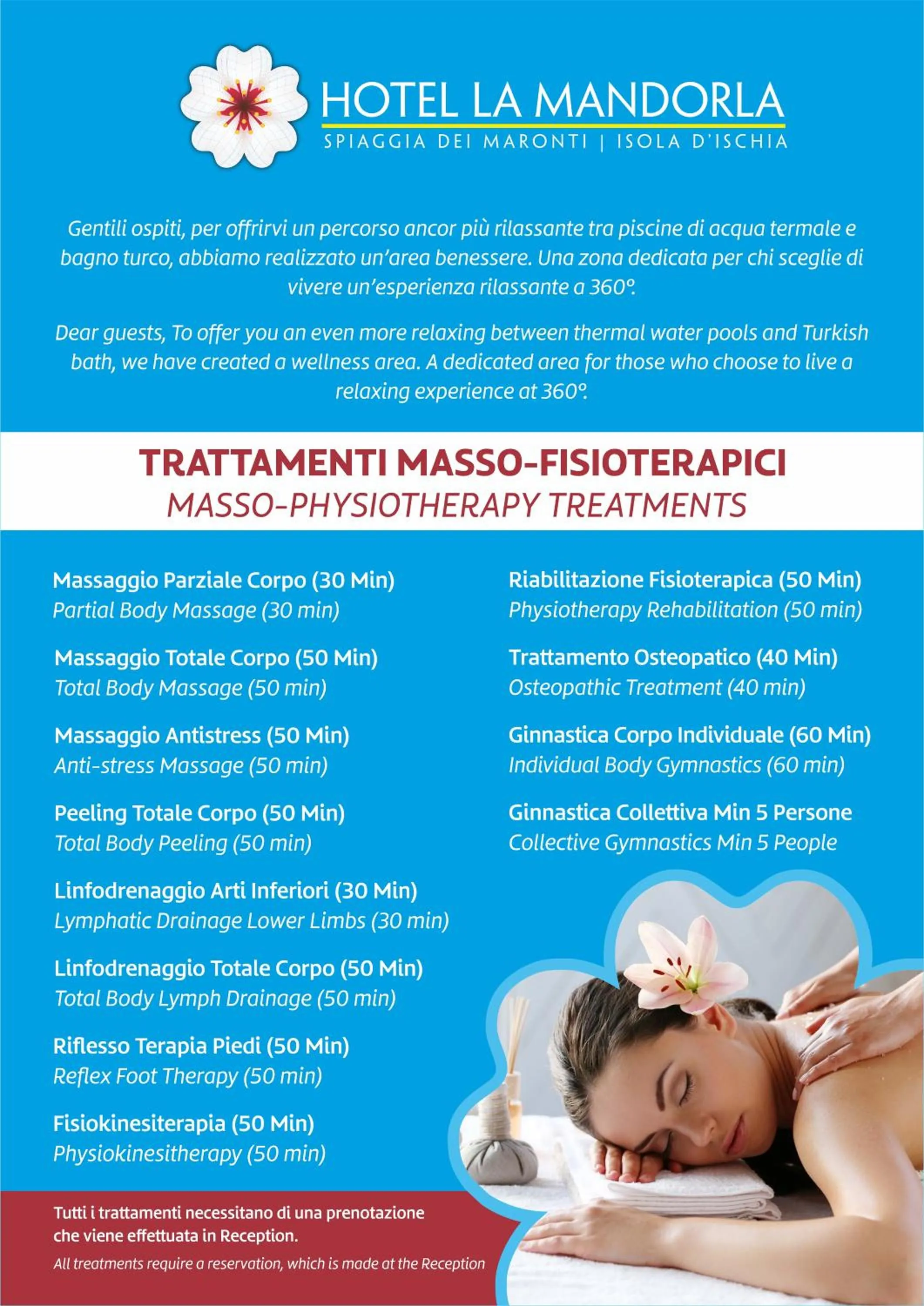 Spa and wellness centre/facilities in Hotel La Mandorla