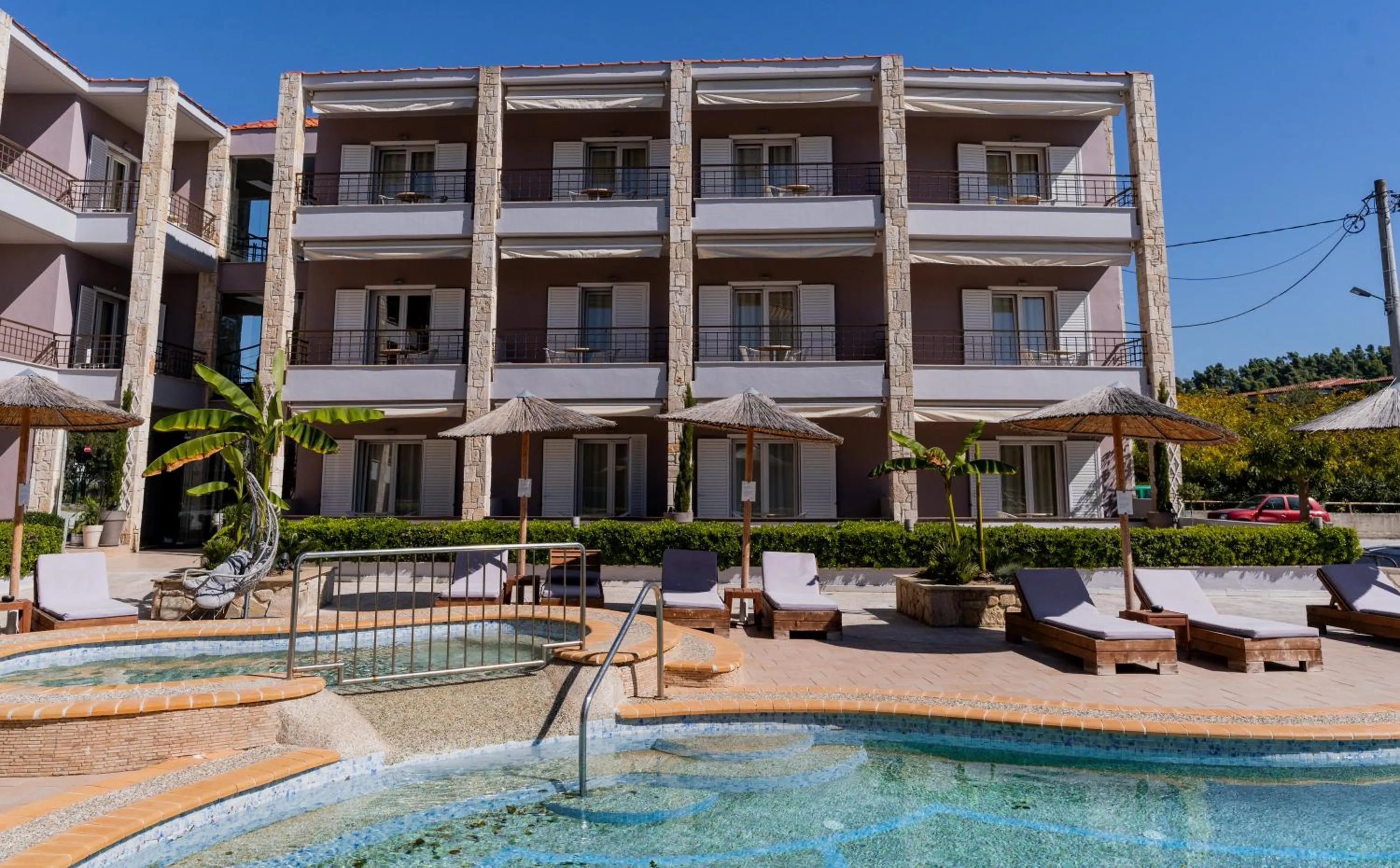 Swimming pool in Siviris Golden Beach