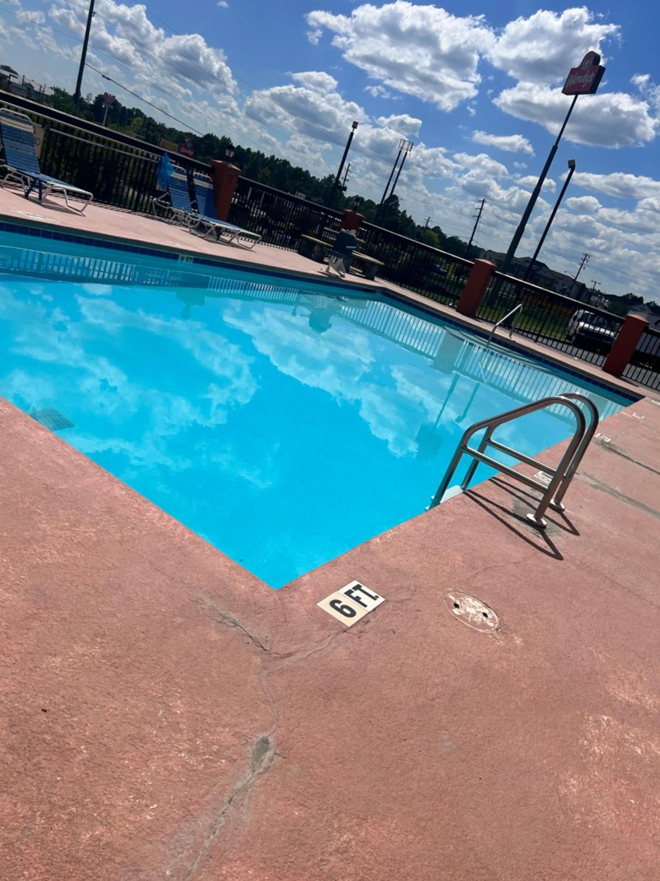 Pool view in Home Town Inn & Suites