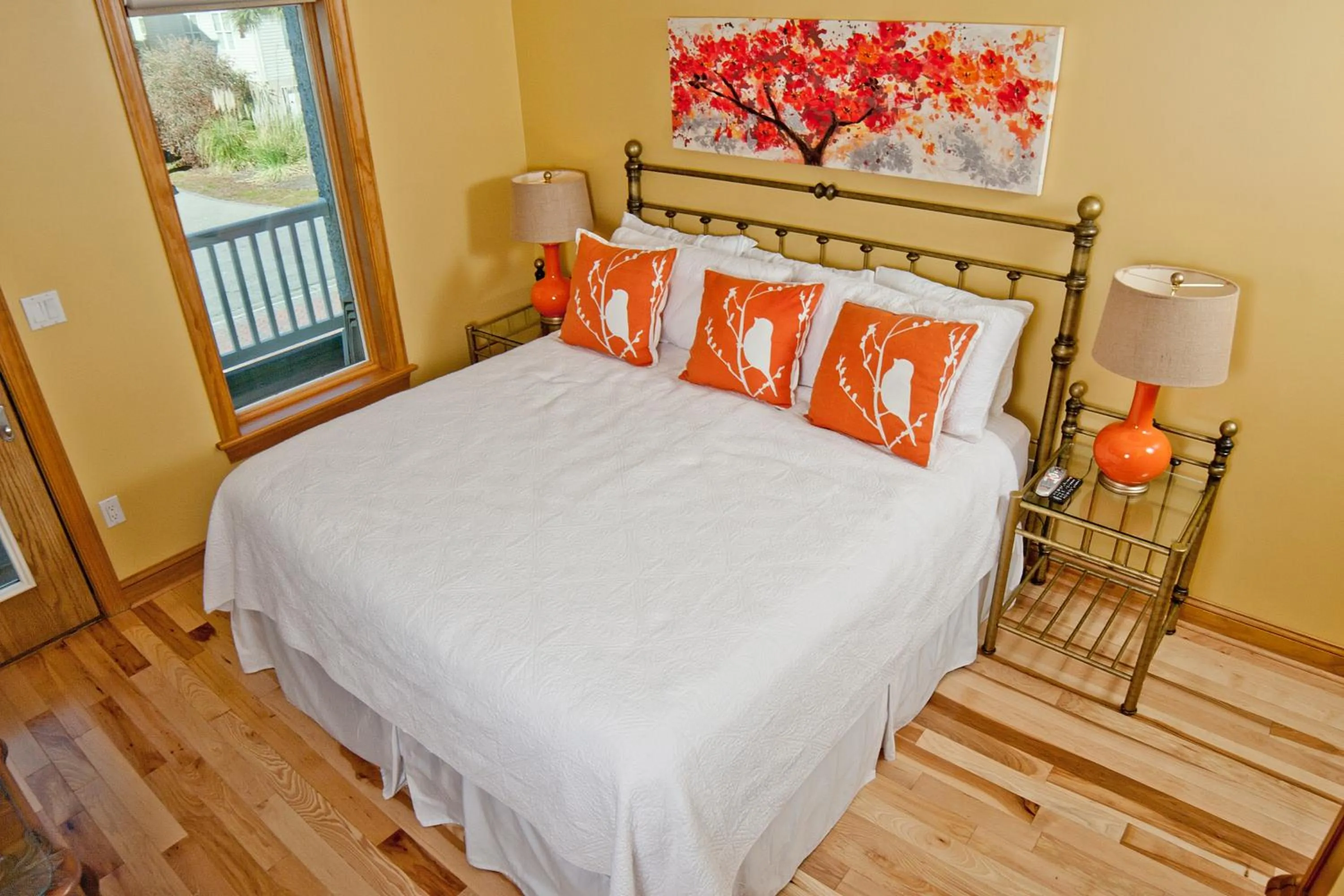 Bed in DeSoto Beach Vacation Properties