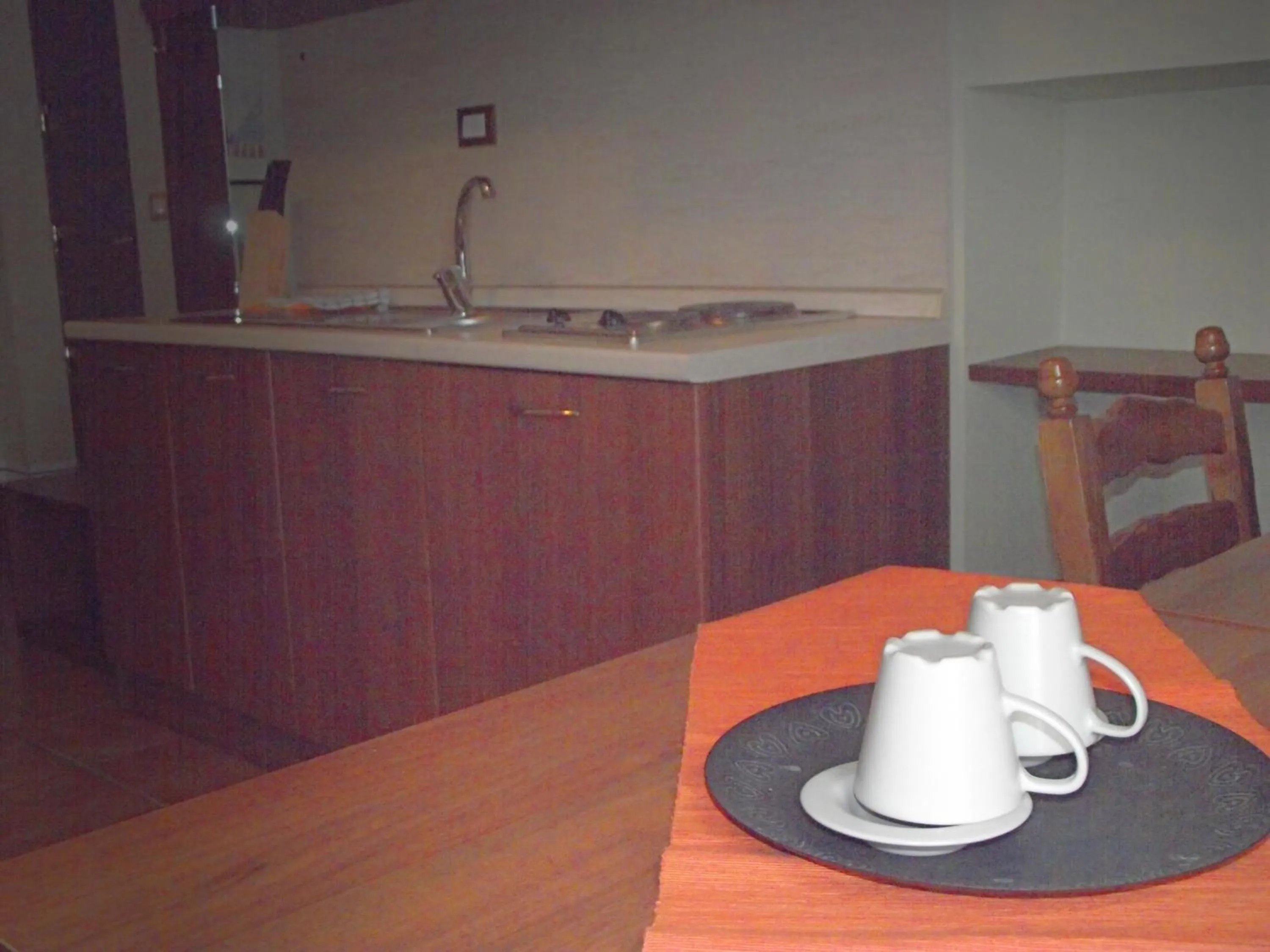 Kitchen or kitchenette in Hotel Ciocca